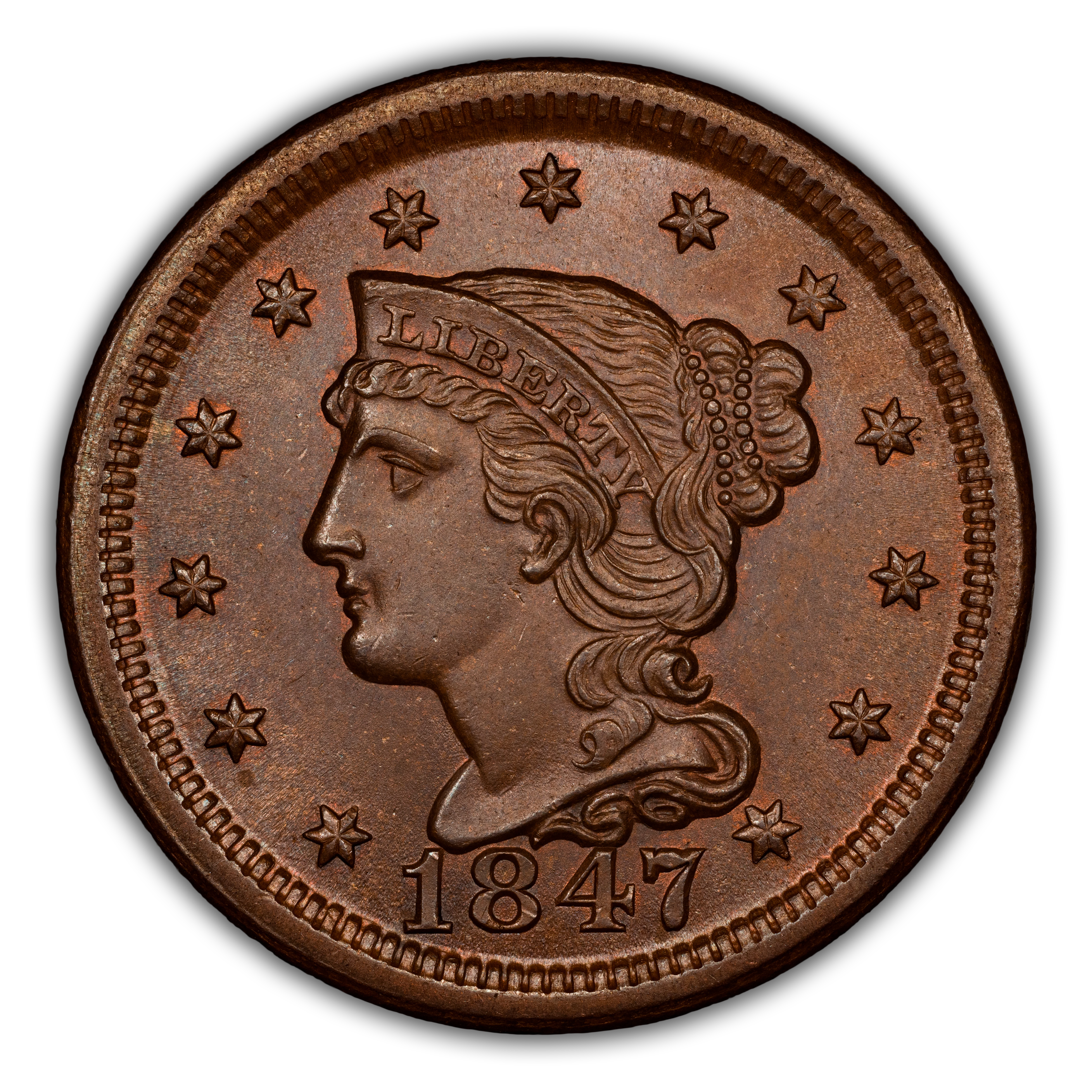1847 1c N-14 MS BN
