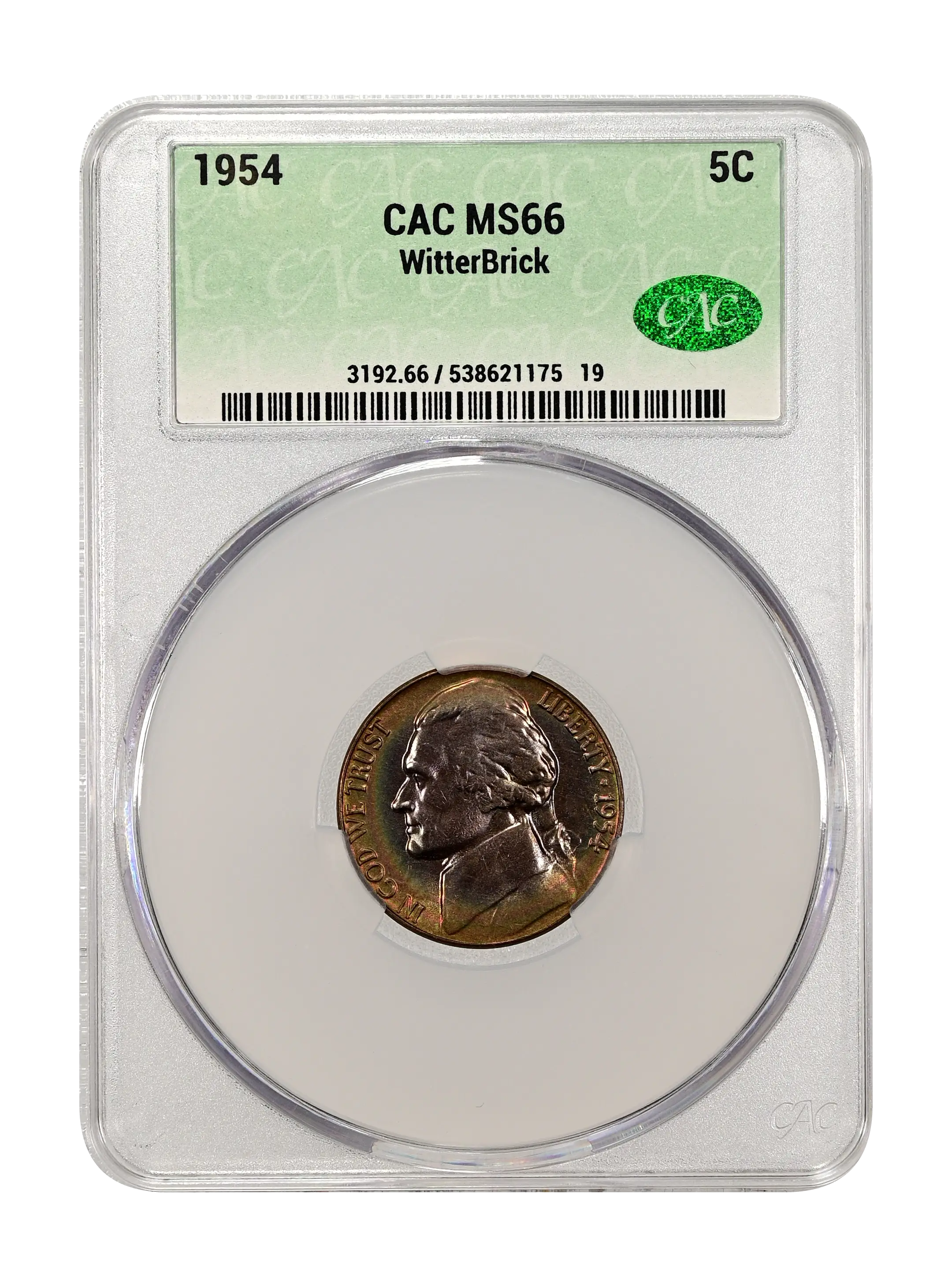 1954 5c MS