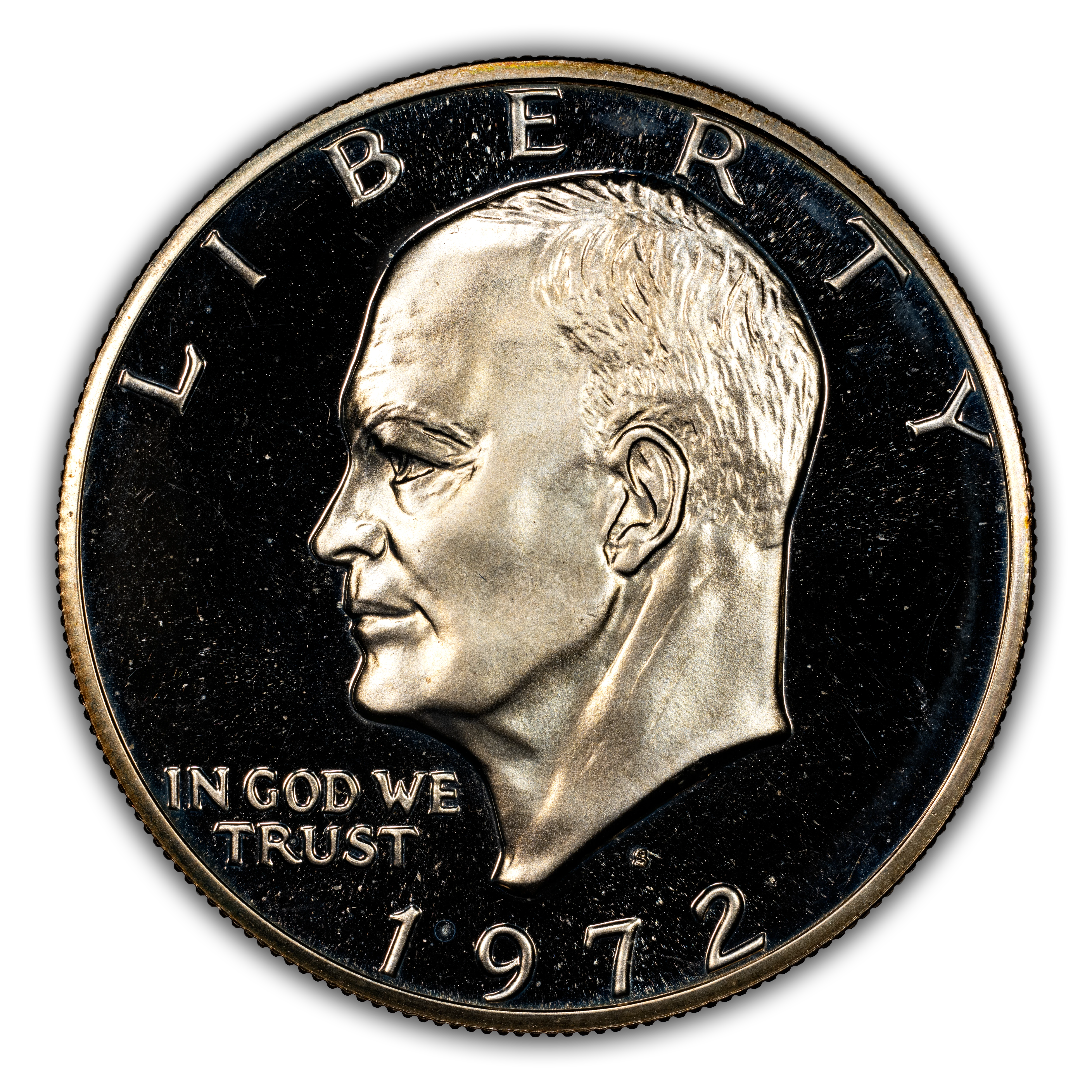 1972-S $1 Silver, Doubled Die Obverse, FS-101 PR DCAM