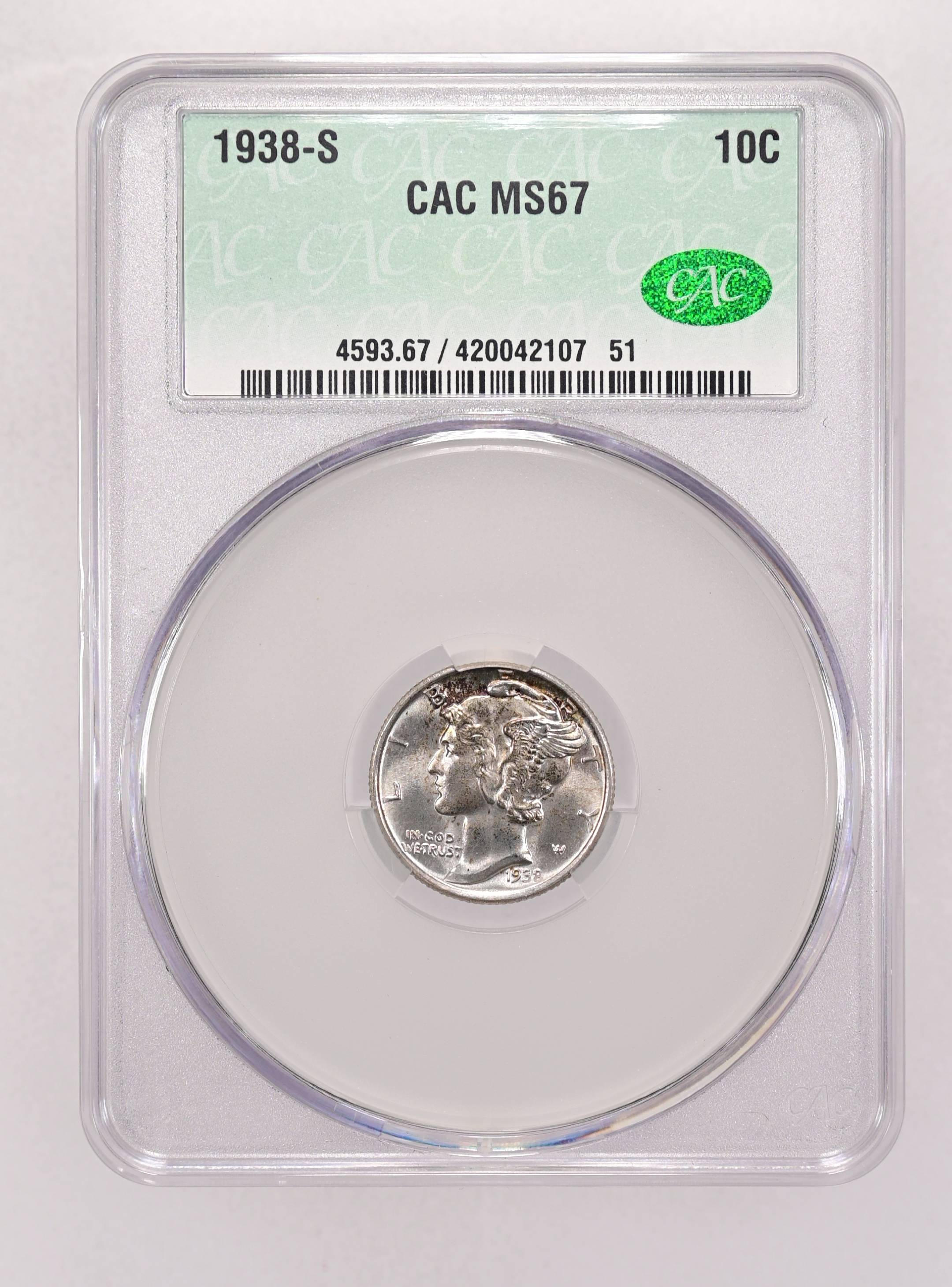 1938-S 10c MS