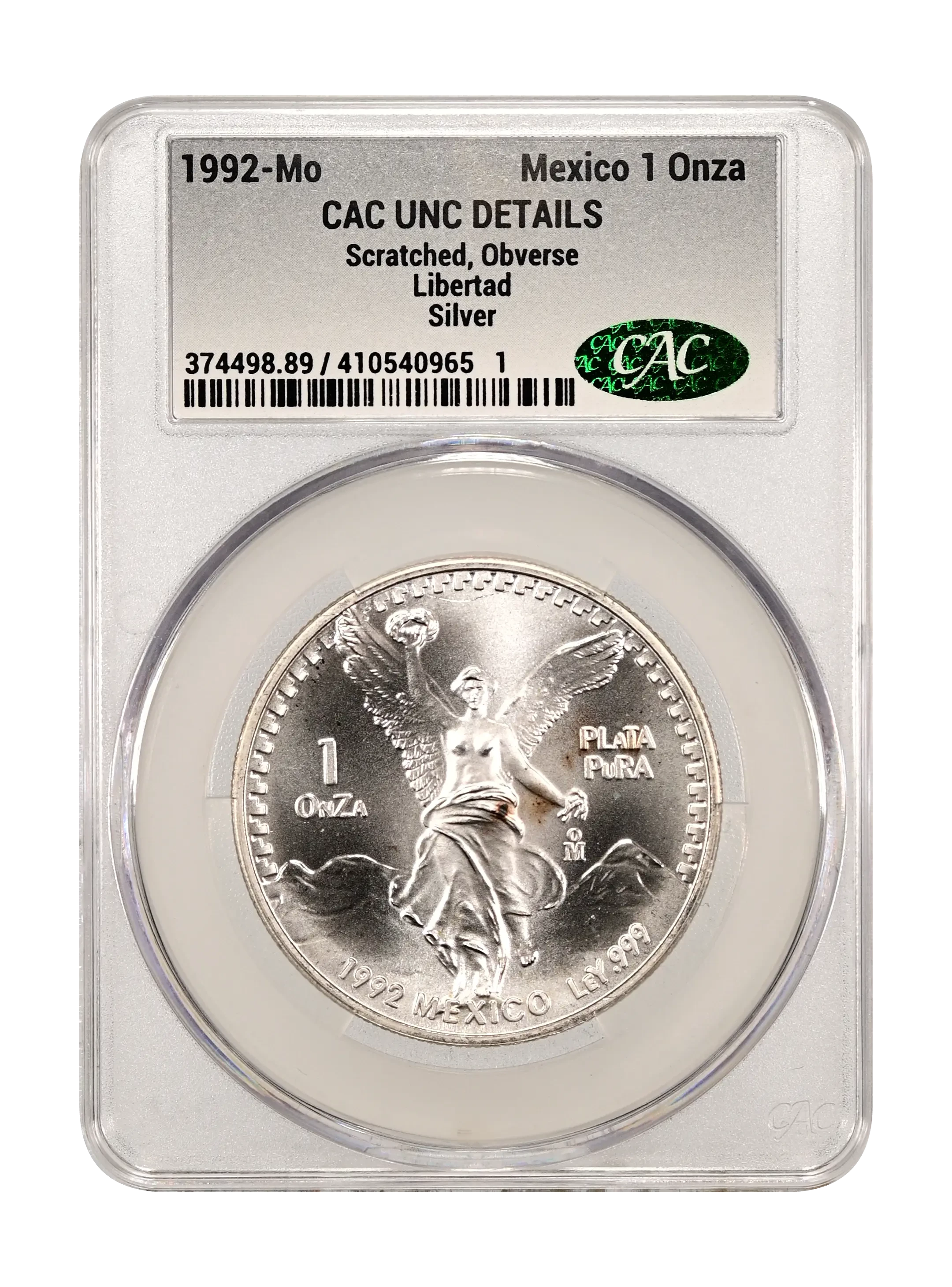 Mexico 1998 Silver 1 Onza Libertad Coin Values & Prices By