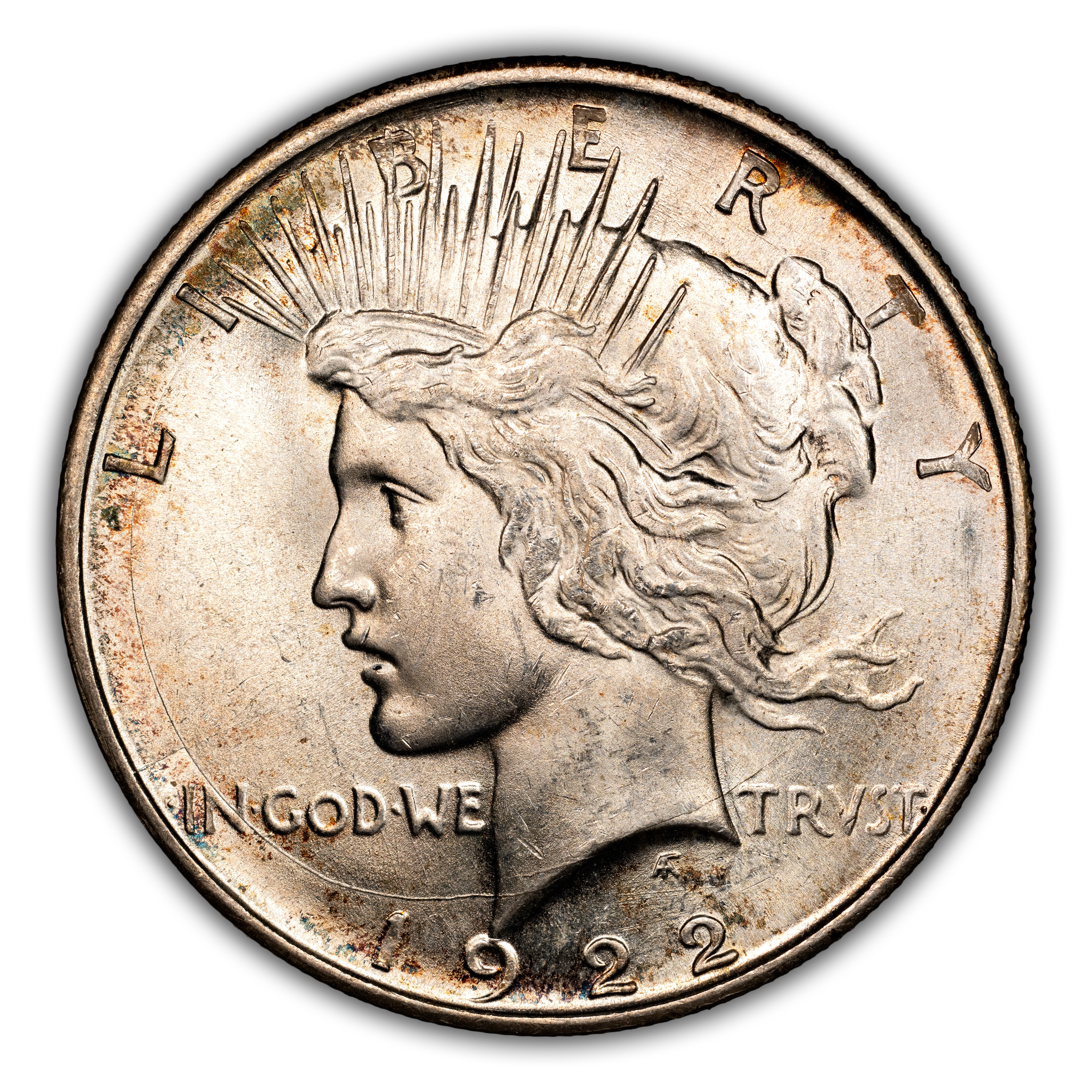 1922-D $1 Doubled Leaves, VAM-3 MS