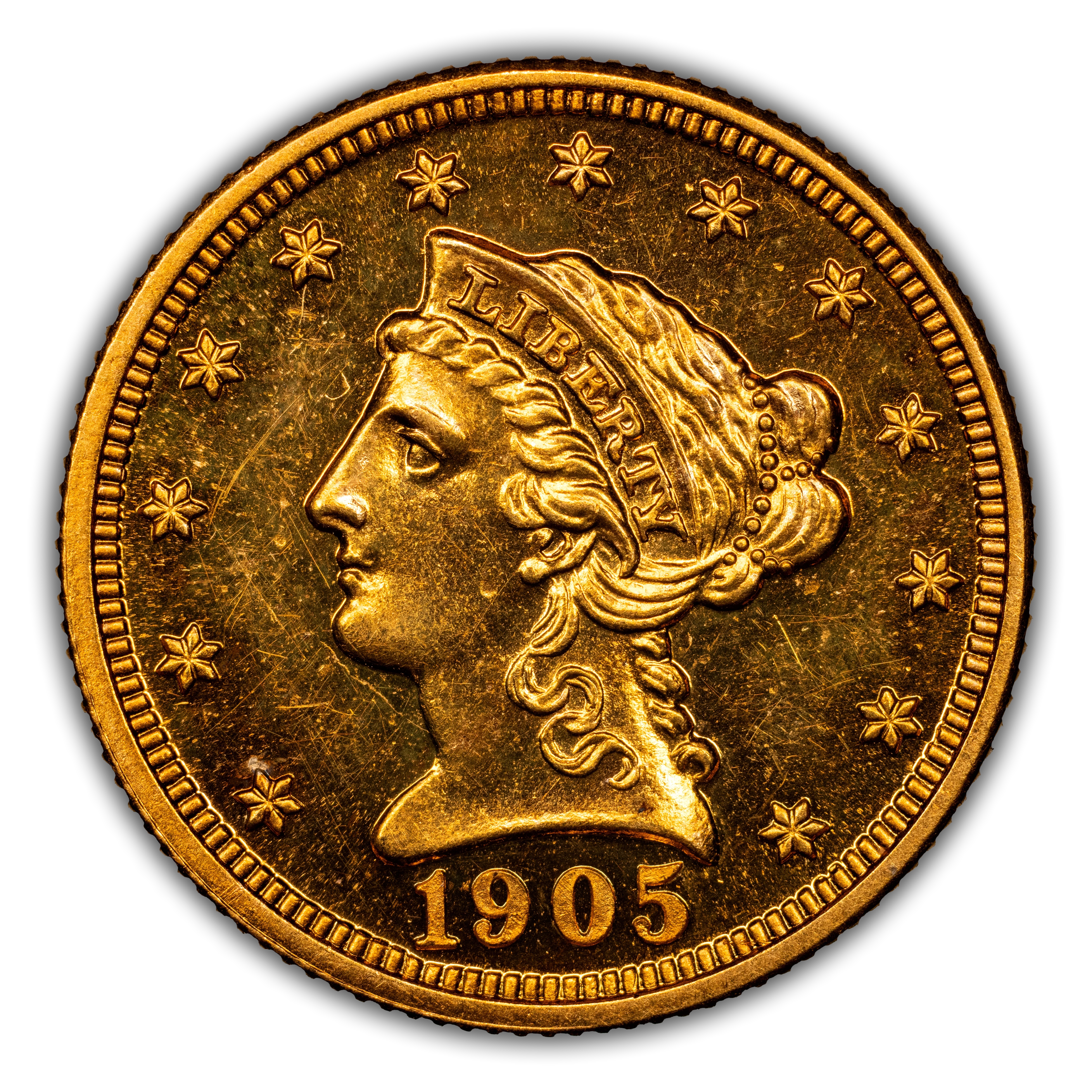 1905 $2.50 Liberty Gold, Proof Values & Prices | Greysheet