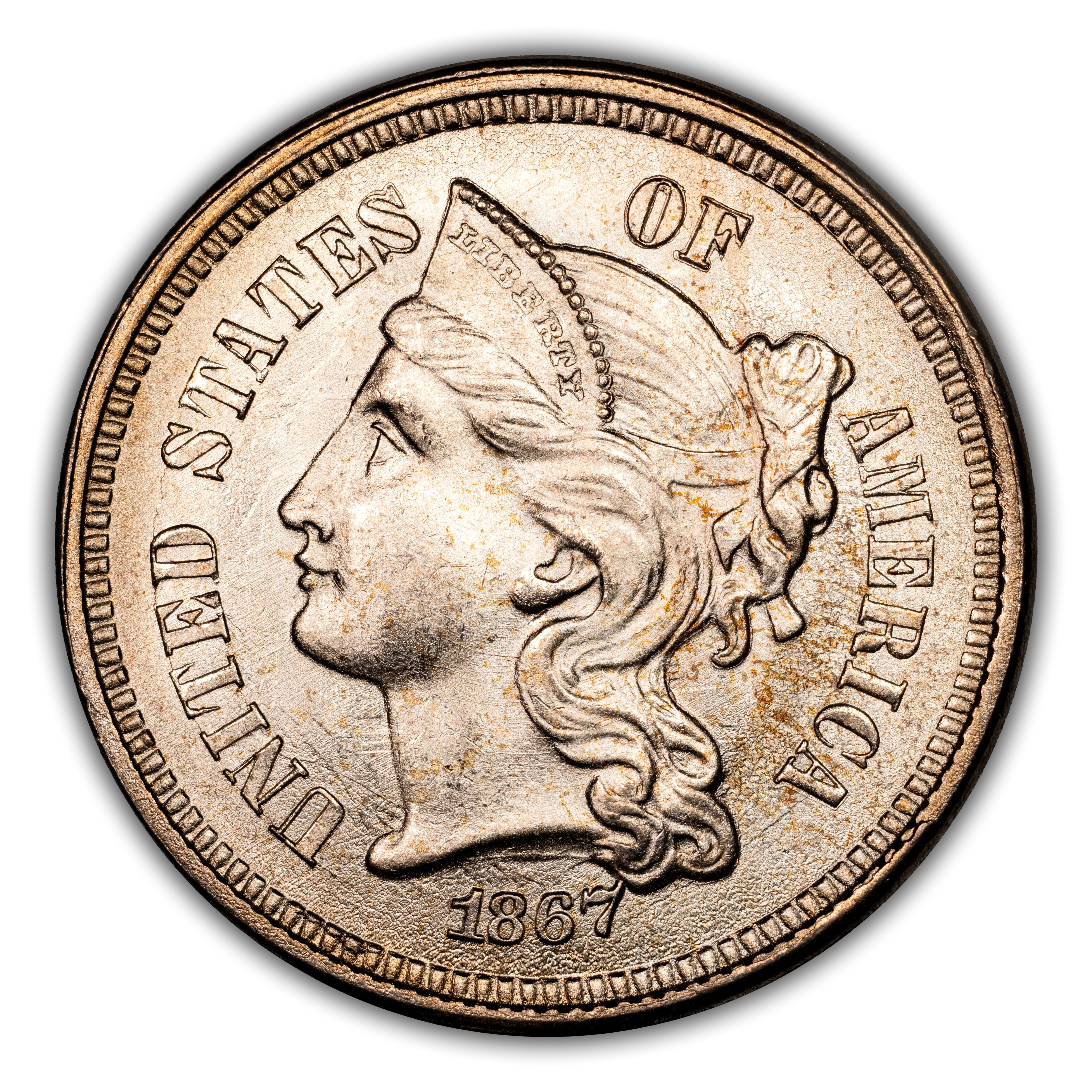 1867 3 Cent Nickel Values & Prices By Issue | Greysheet