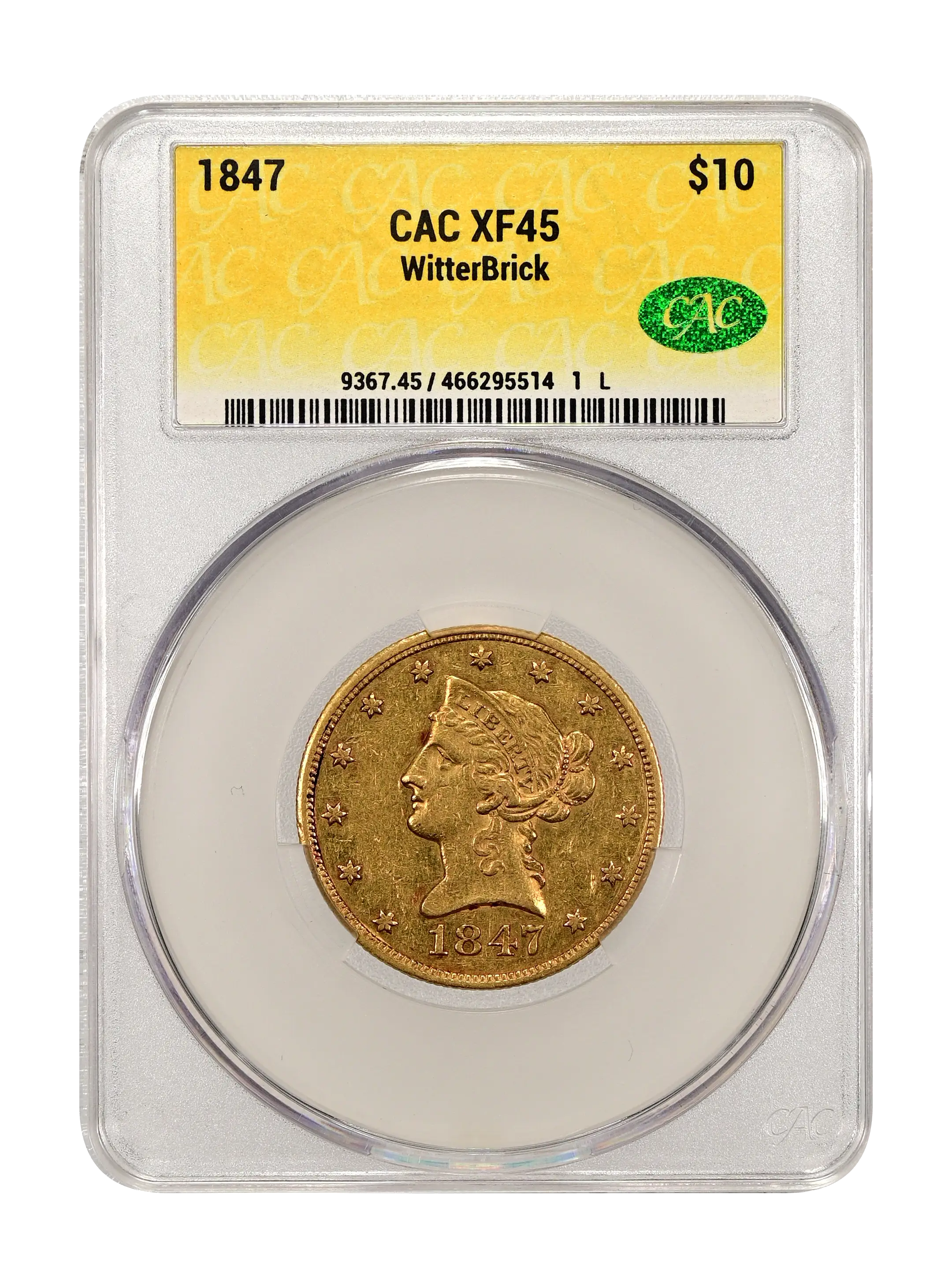 1847 $10 MS