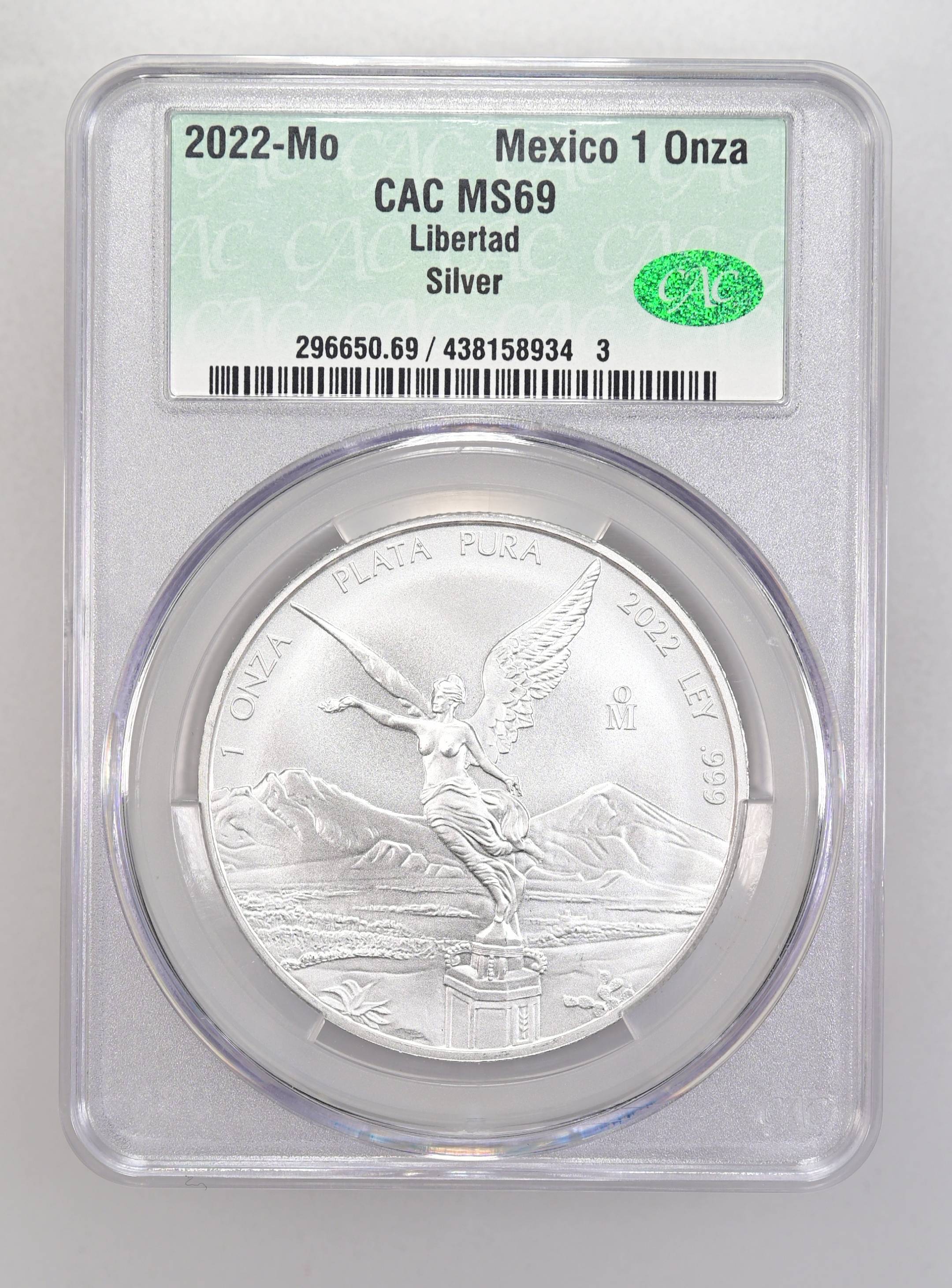 Mexico 1998 Silver 1 Onza Libertad Coin Values & Prices By