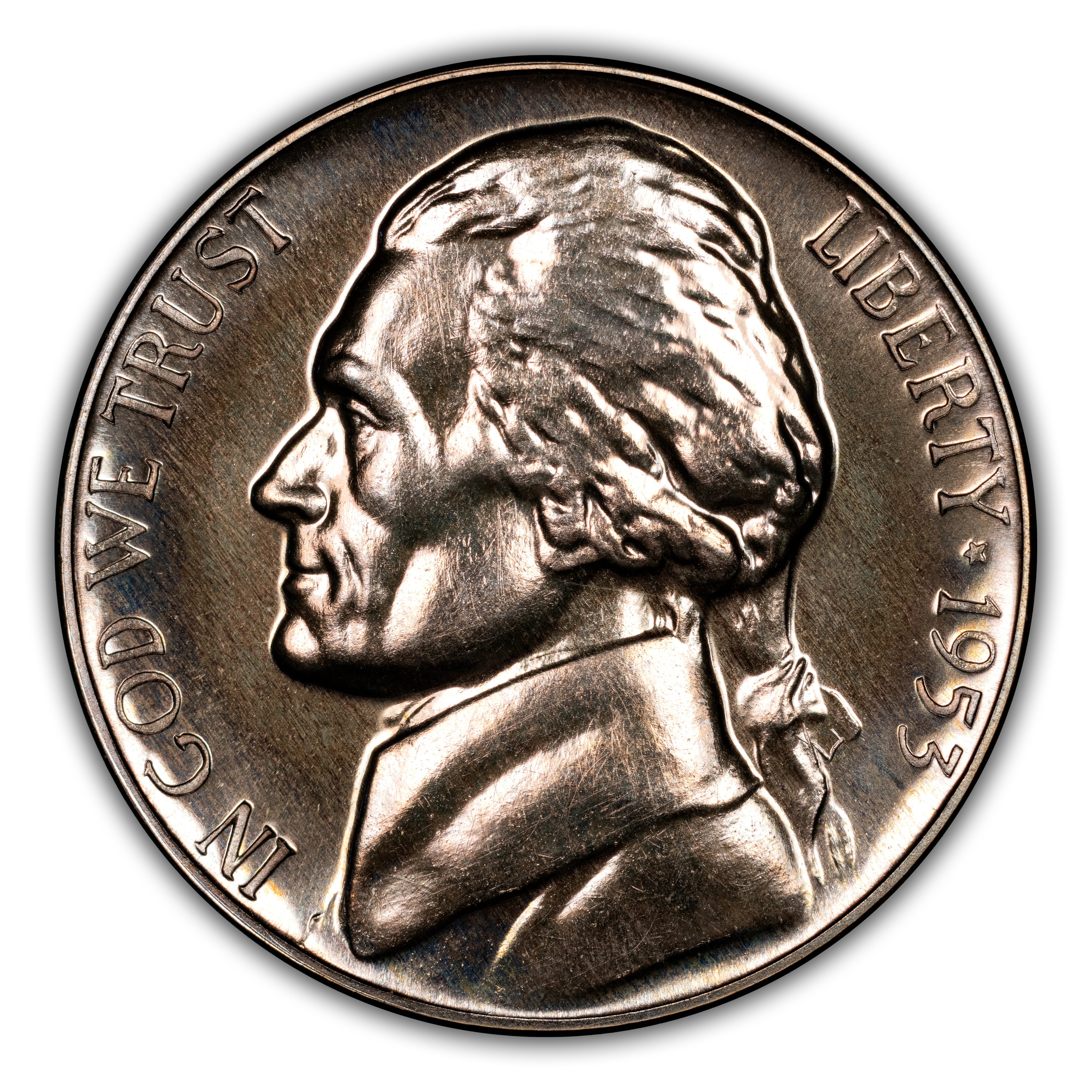 1953 5c Re-Engraved Obverse, FS-401 PR