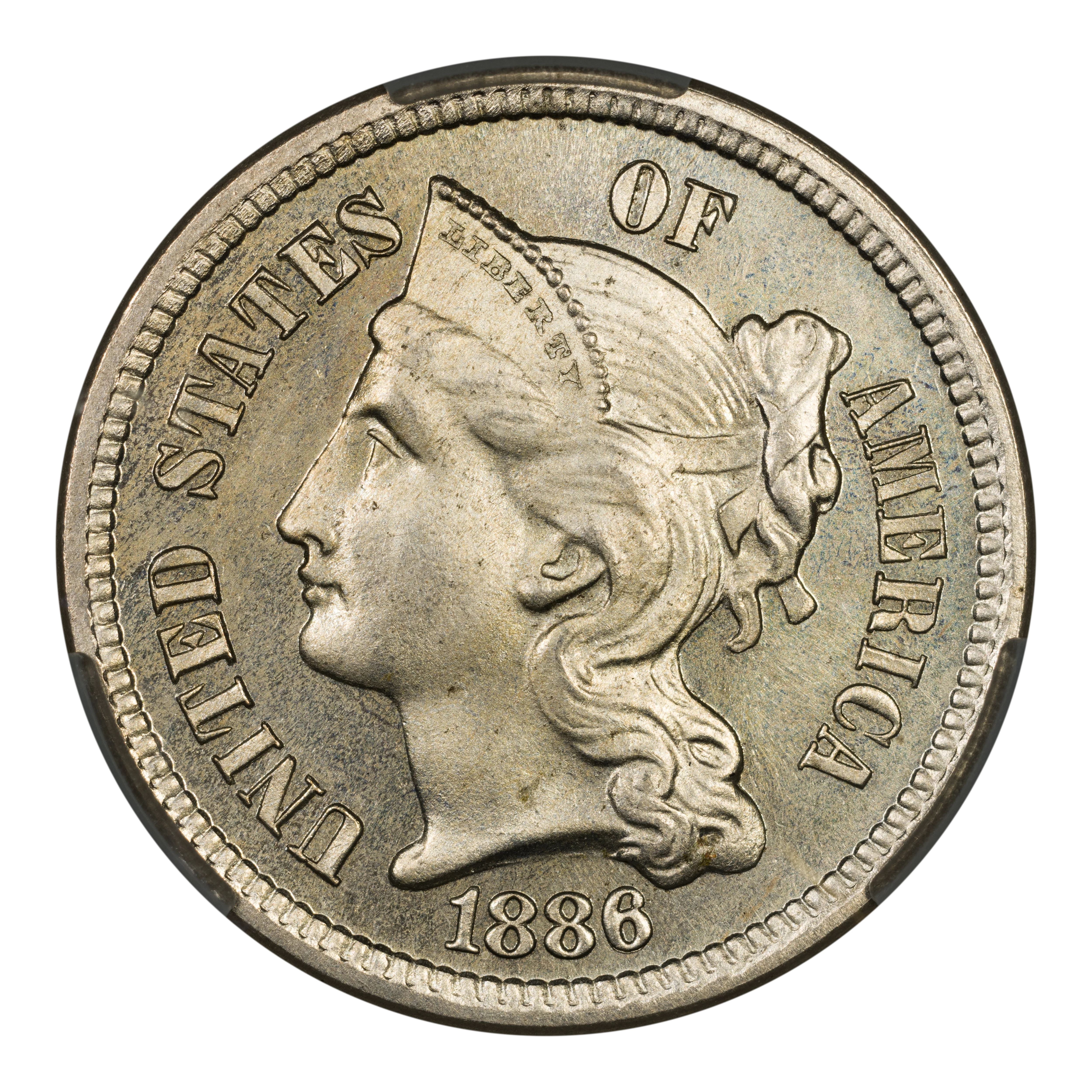 1886 3 Cent Nickel, Proof Values & Prices By Issue | Greysheet