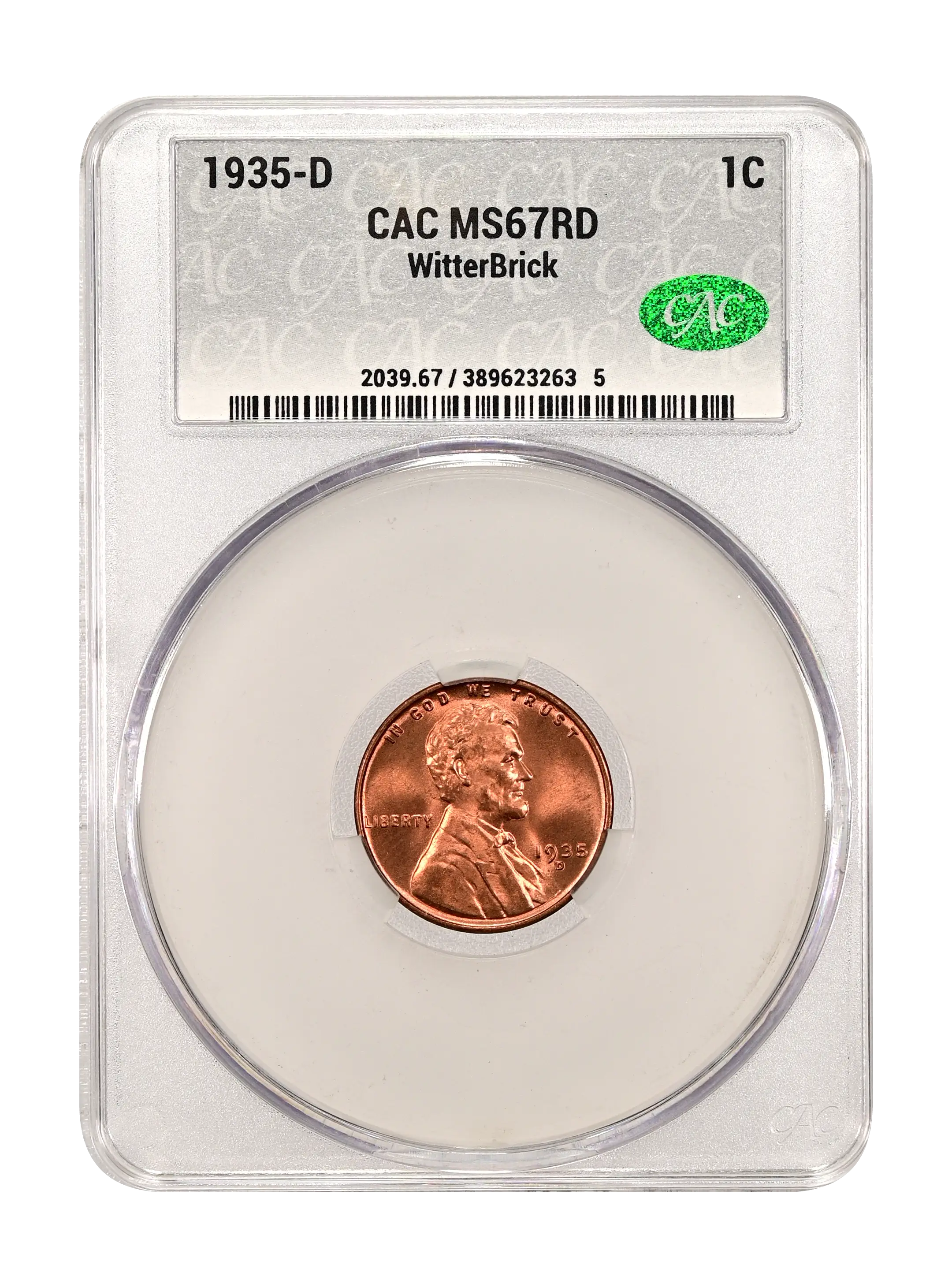 1935-D 1c MS RD