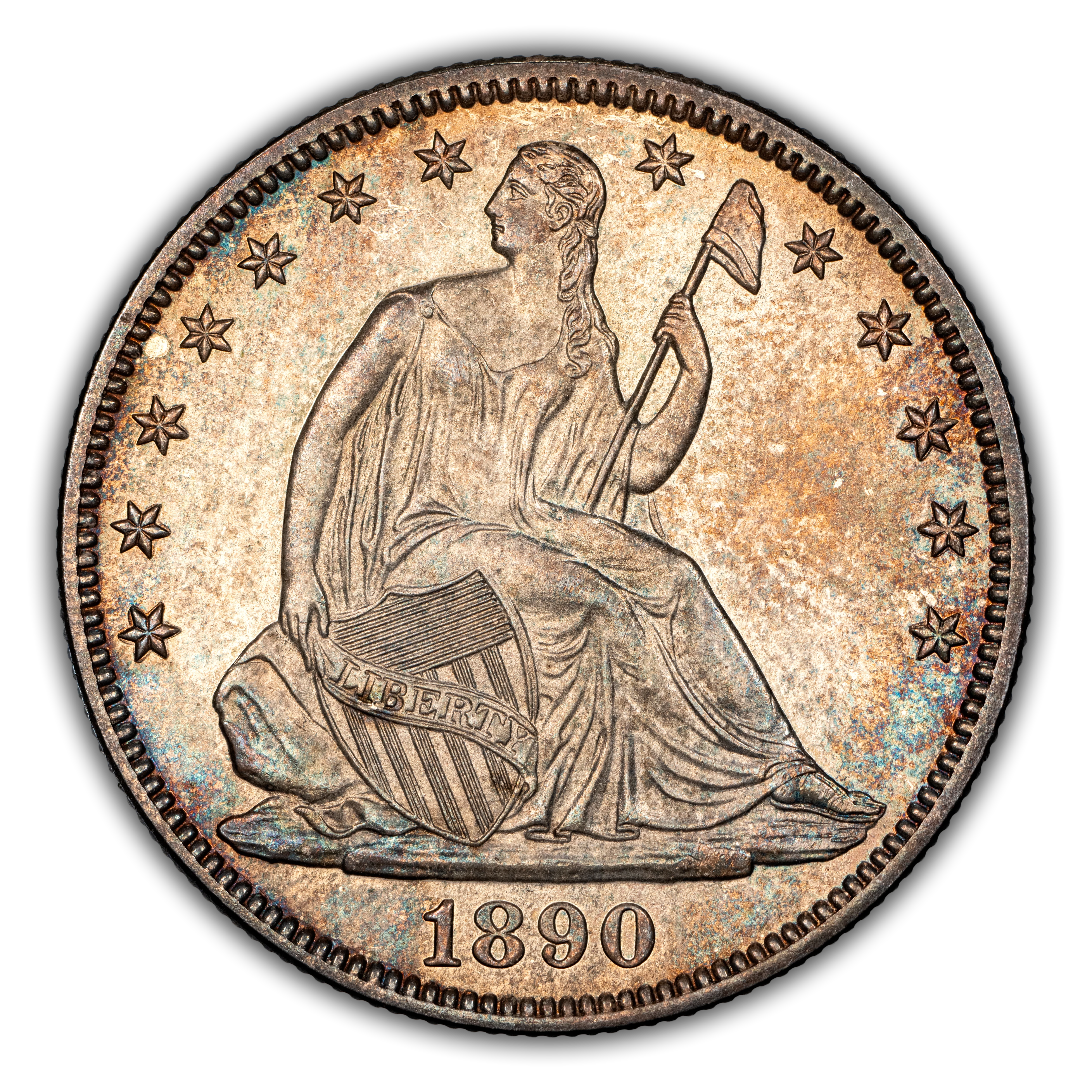 1890 Liberty Seated Half Dollar Values & Prices | Greysheet