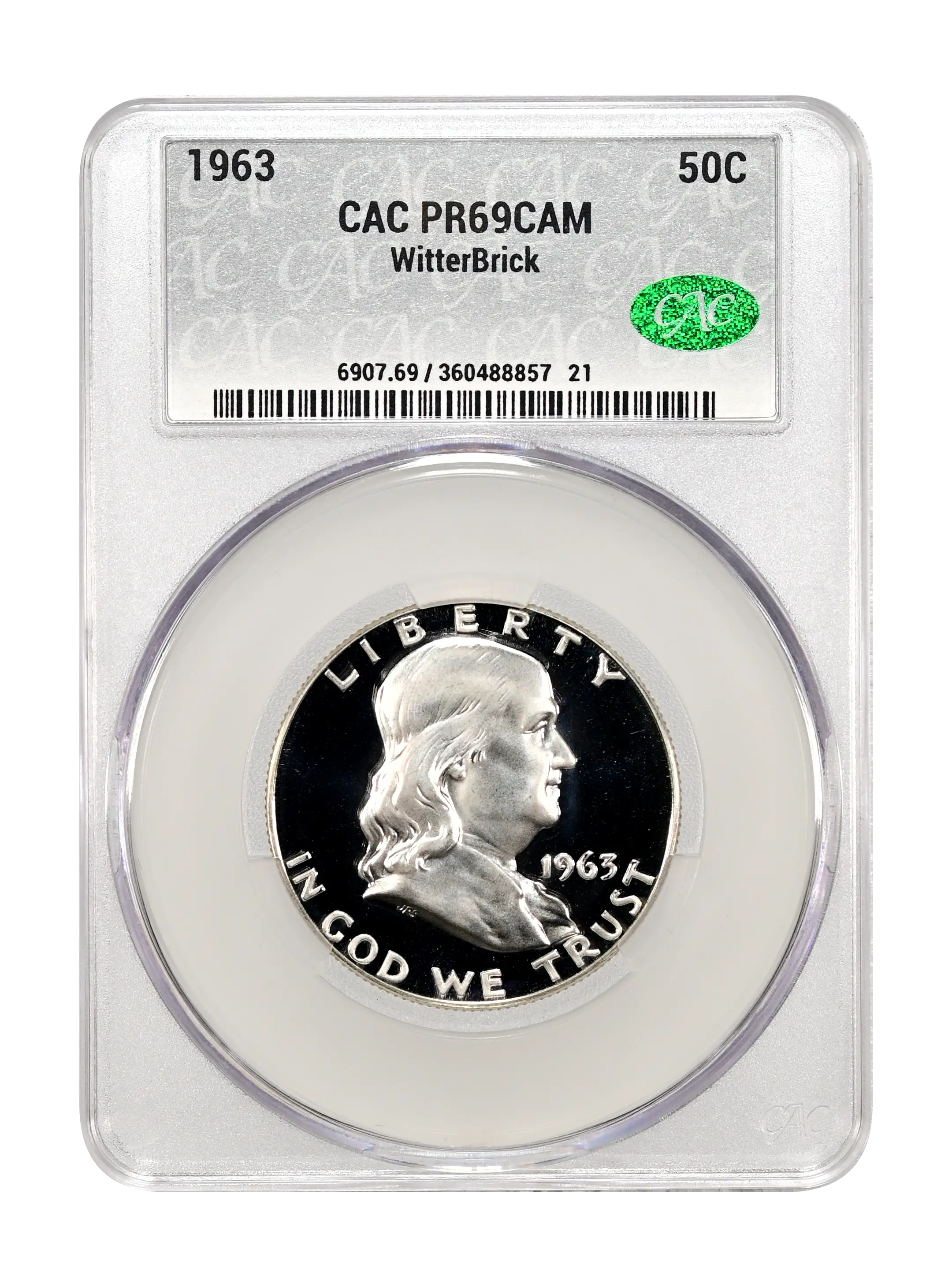 1963 50c PR CAM