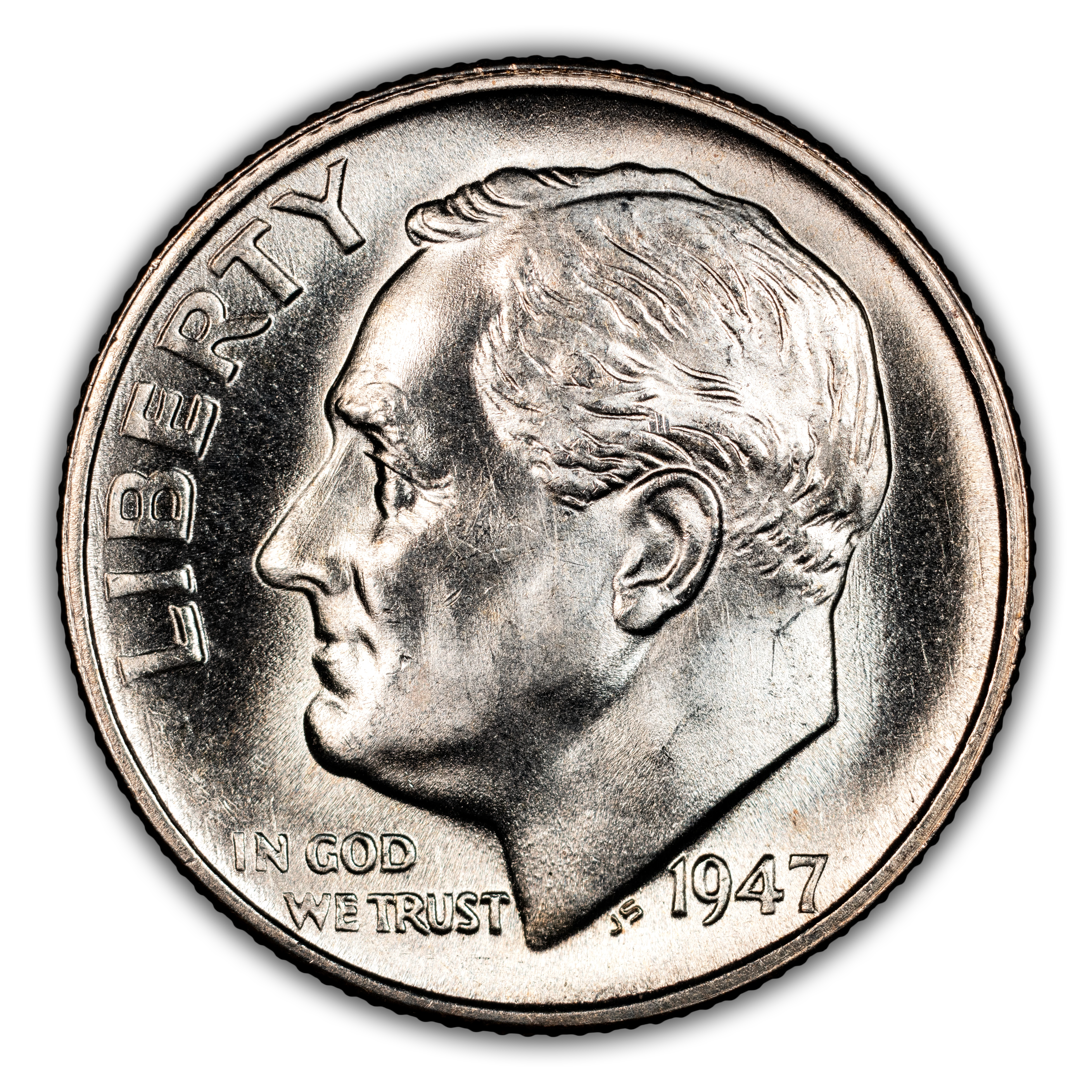 1947-S 10c Doubled Die Reverse, FS-801 MS