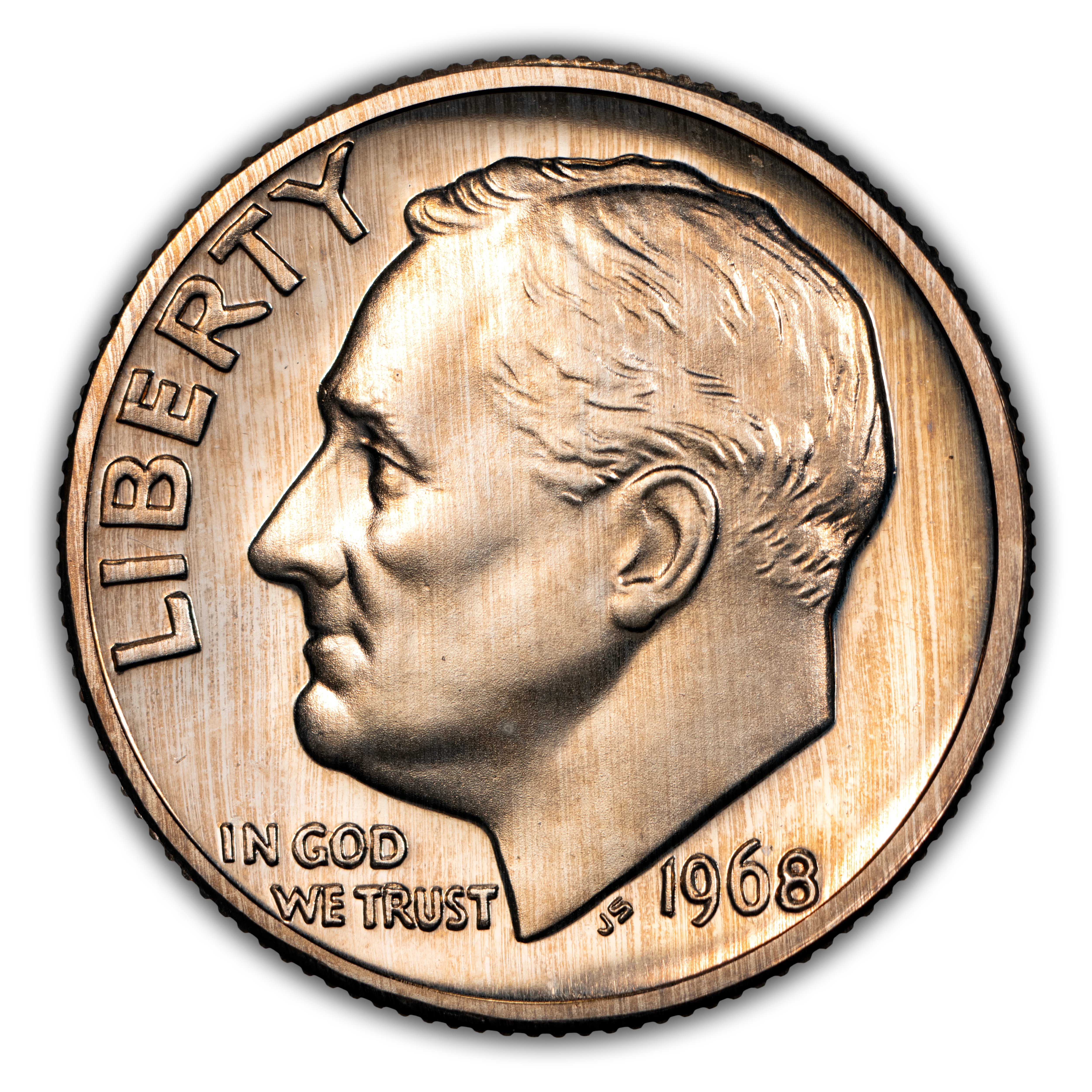 1968 10c No S PR CAM