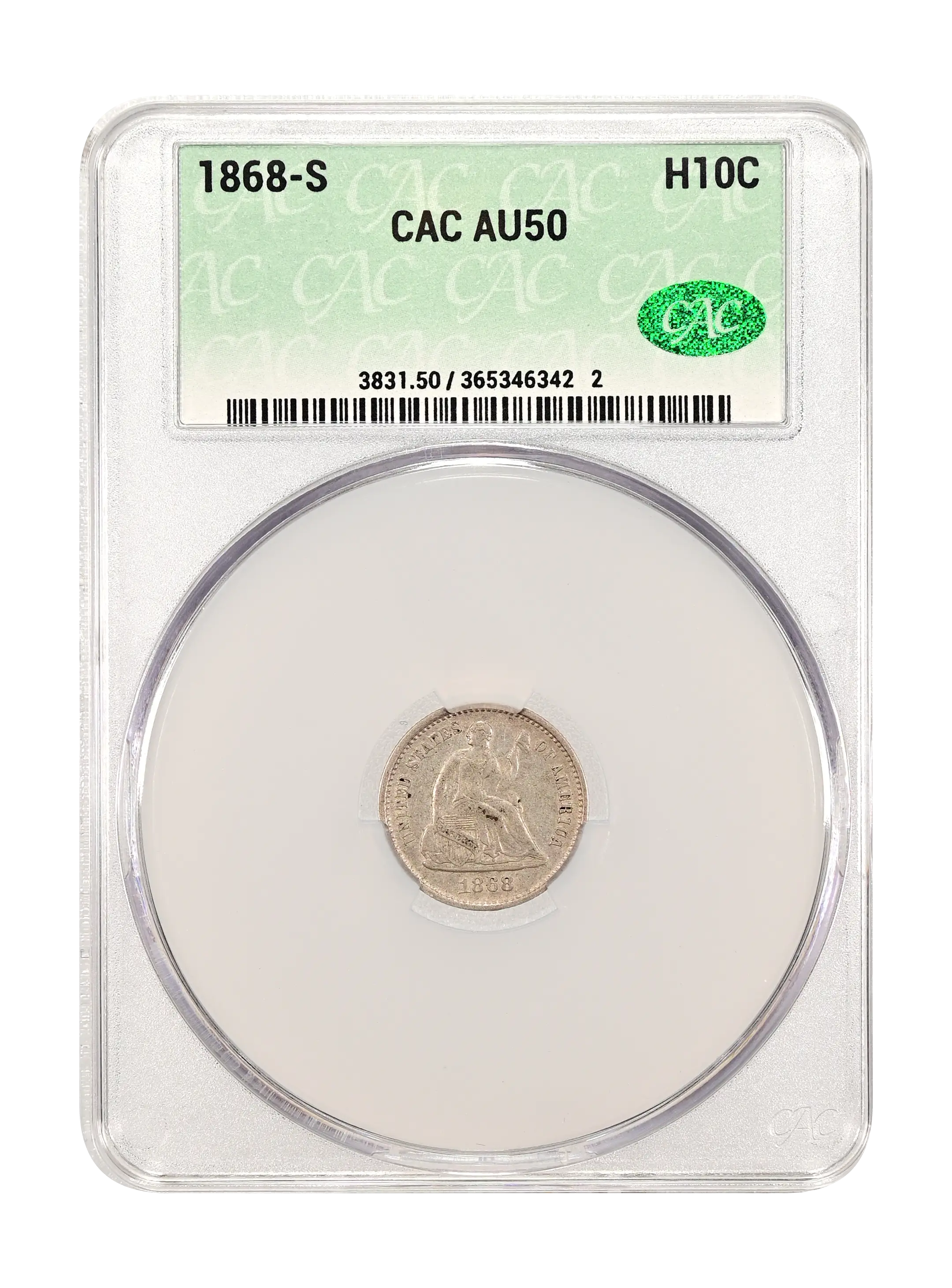 1868-S H10c MS