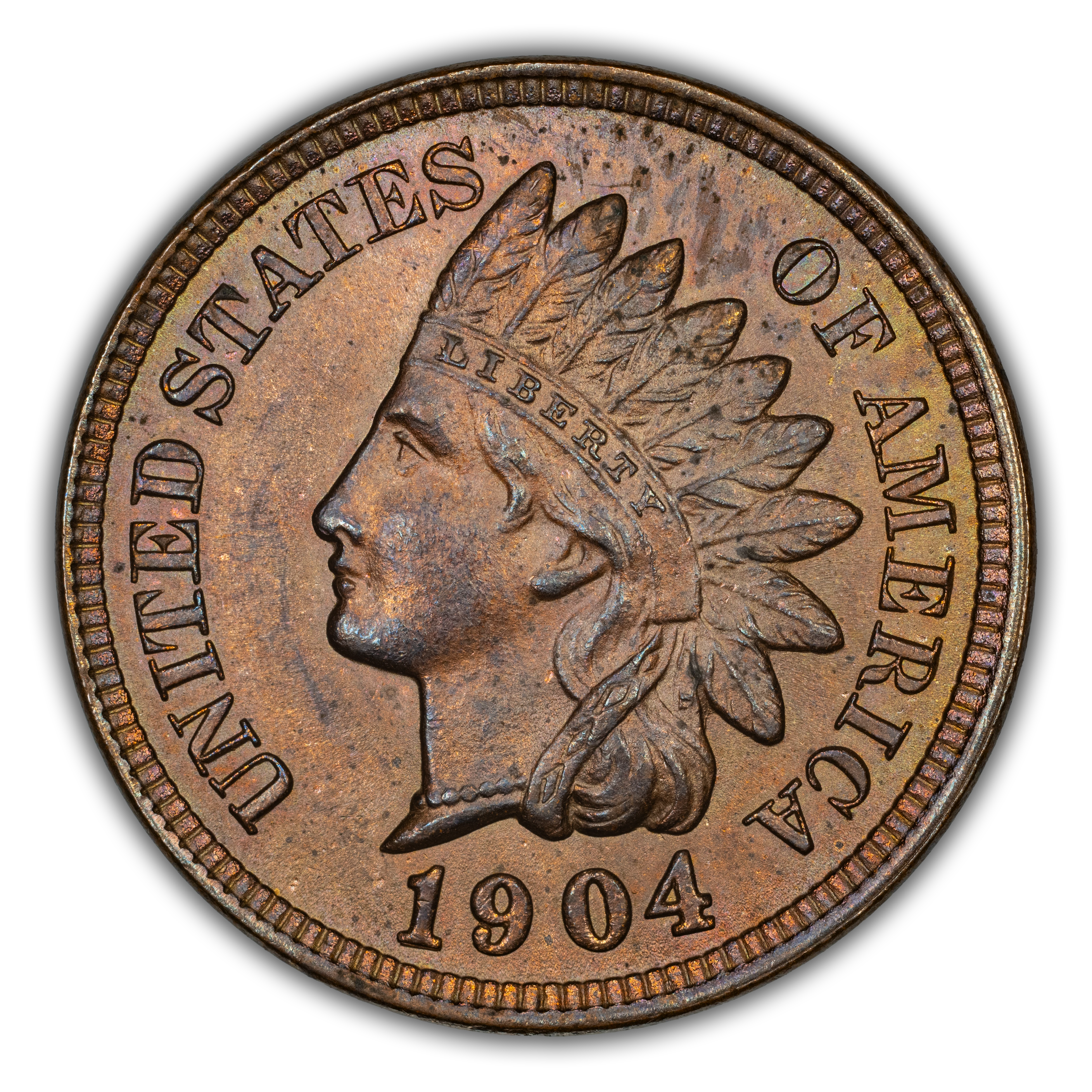 1904 1c Repunched 1/1, S-16 MS BN