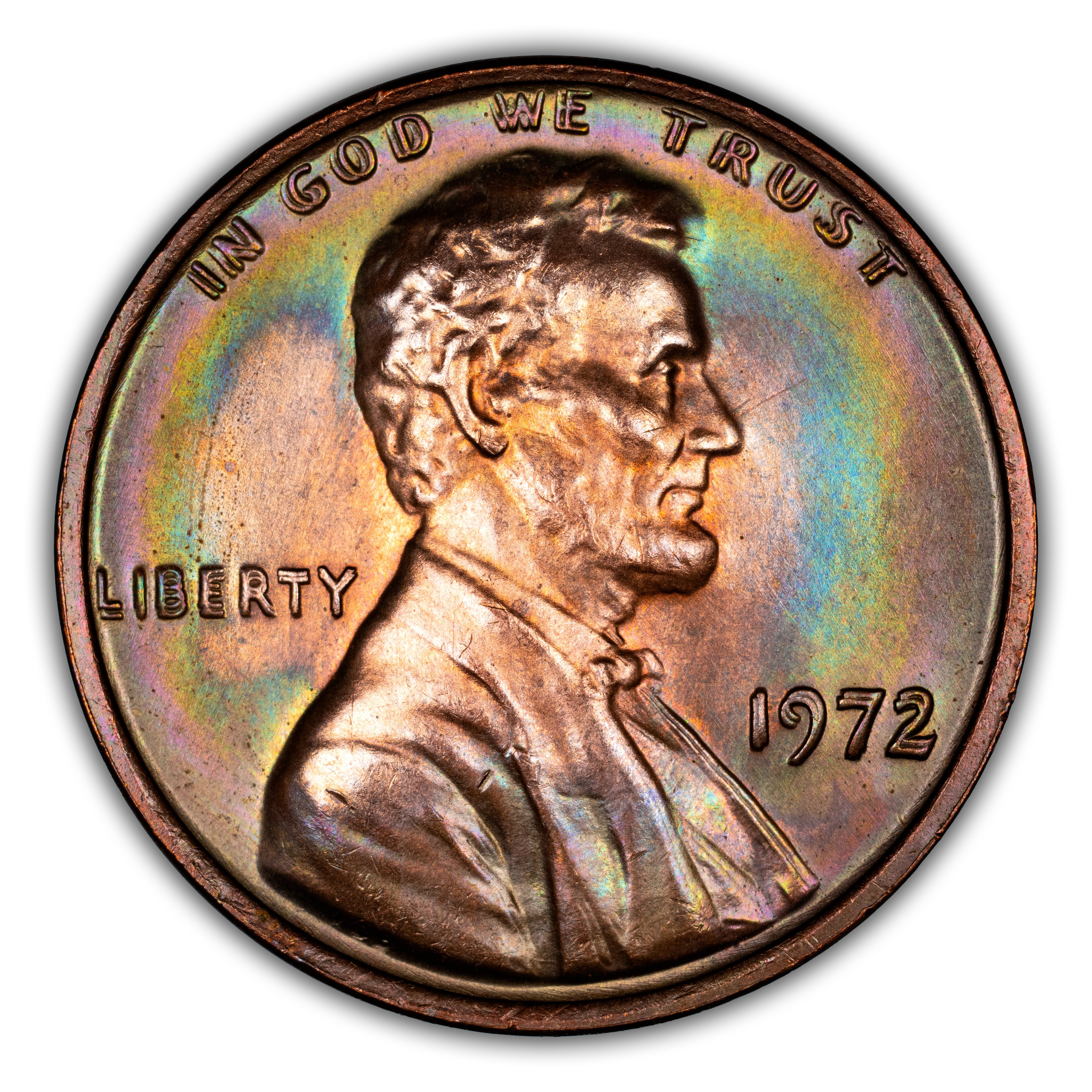 1972 1c Doubled Die Obverse MS BN