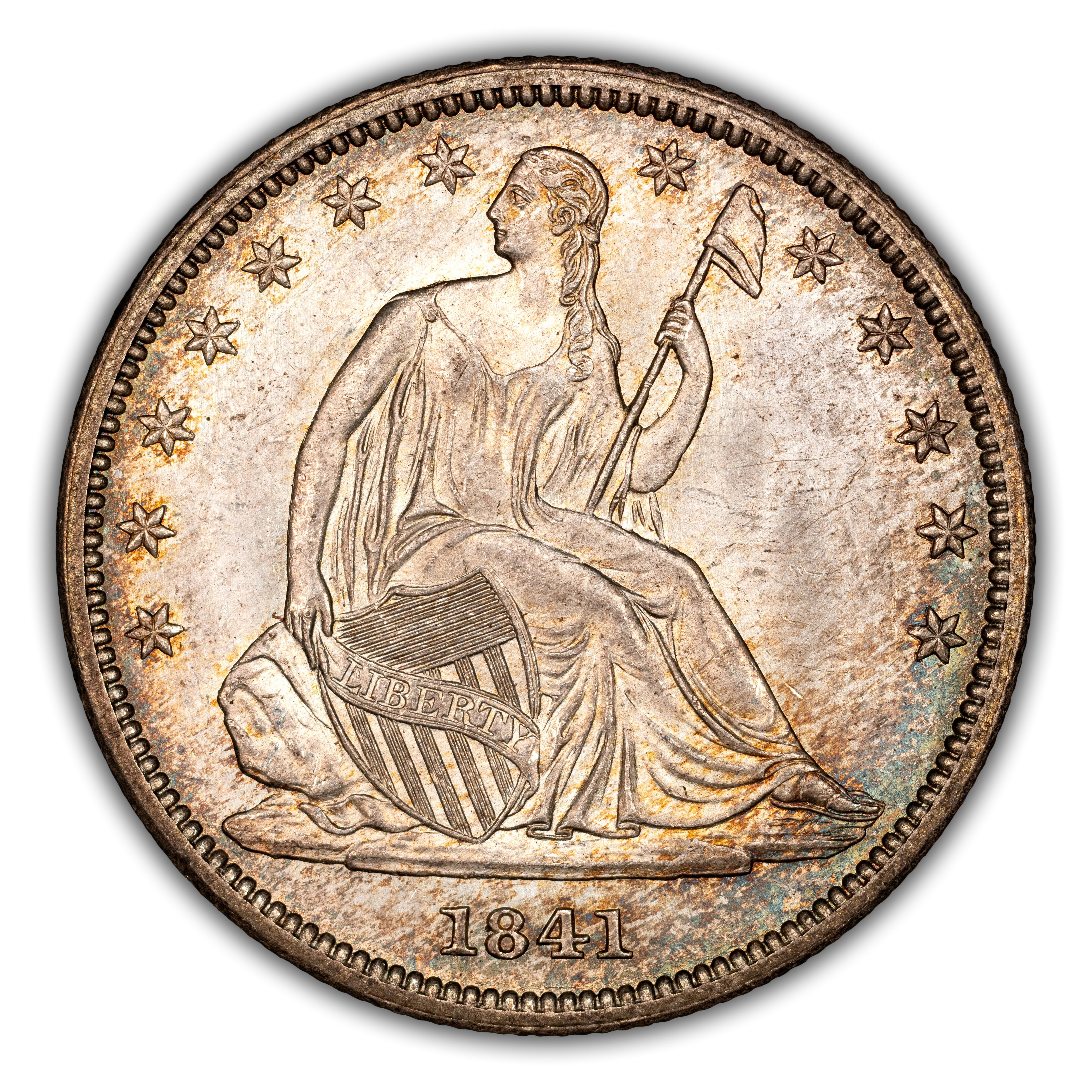 1841 Liberty Seated Half Dollar Values & Prices | Greysheet