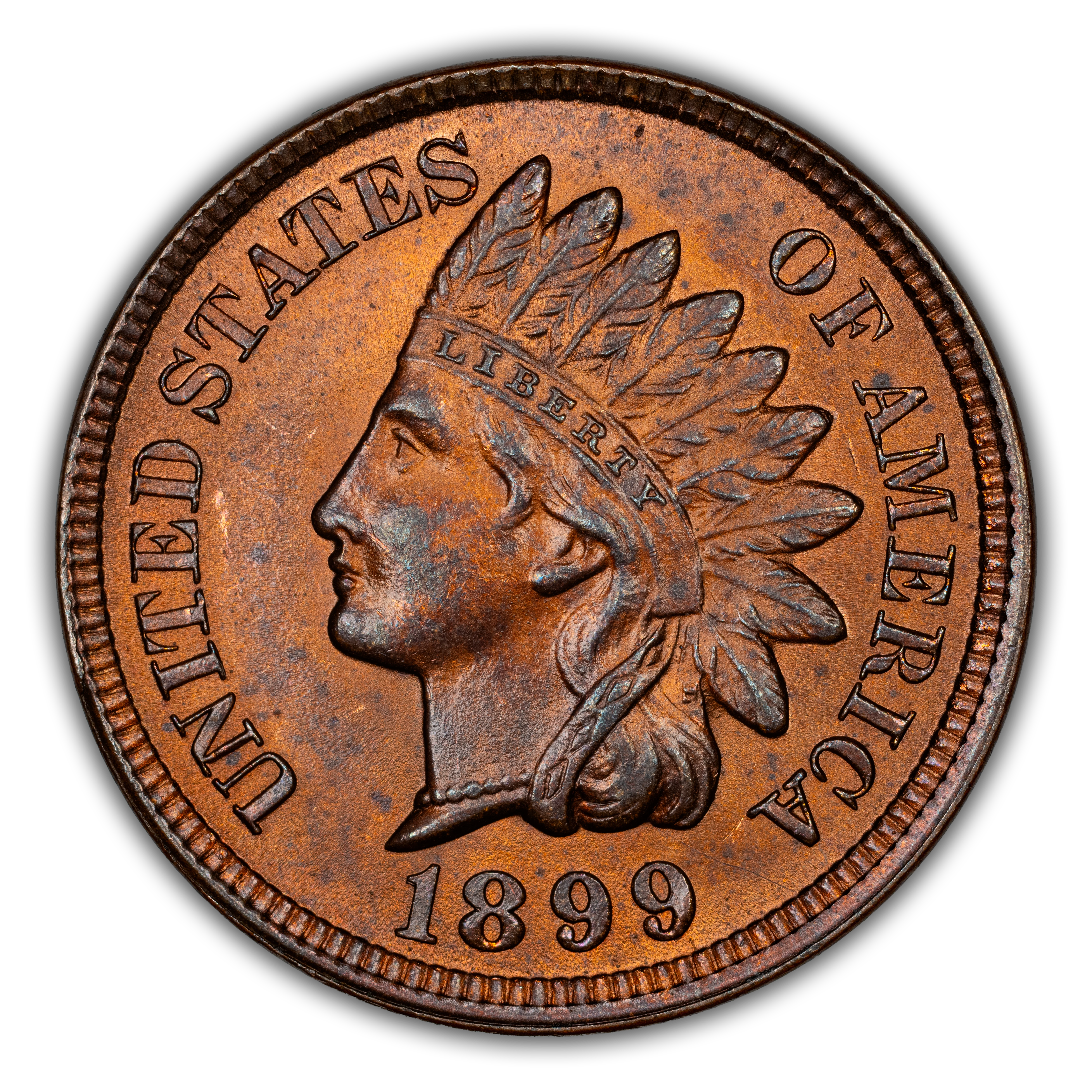 1899 1c Repunched 18/18, S-5 MS RB