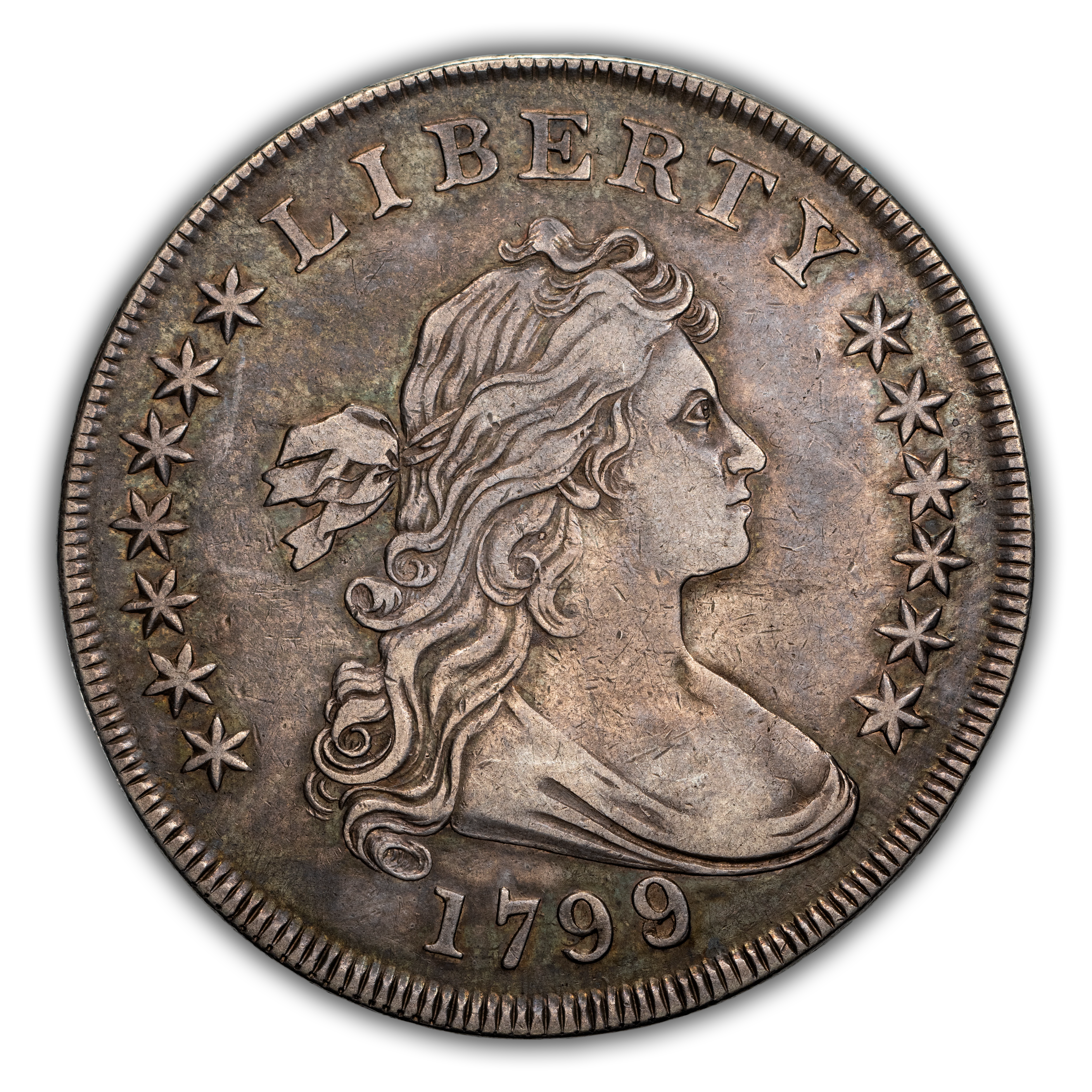 1799/8 $1 15 Stars Reverse, B-3, BB-141 MS
