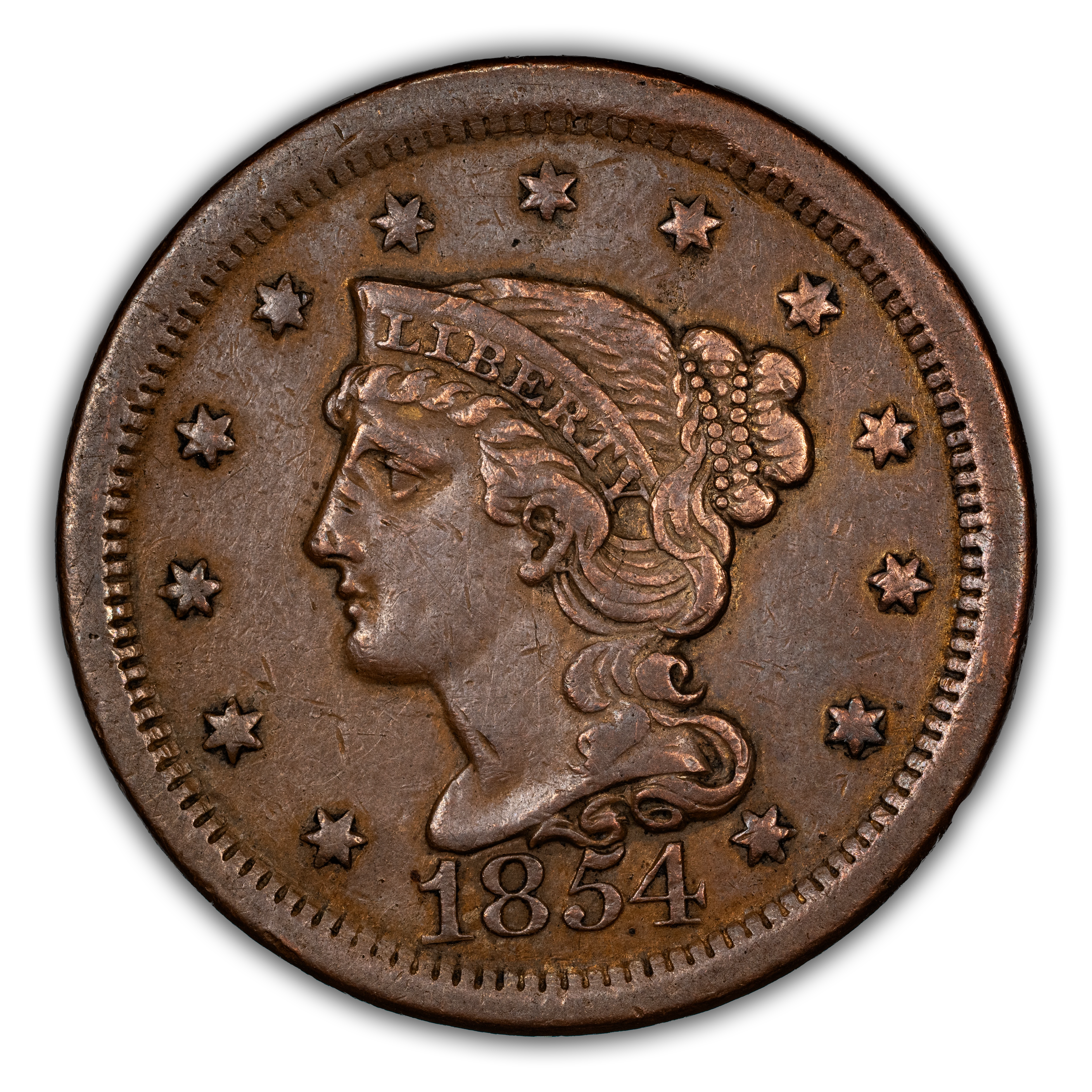 1854 1c N-9 MS BN