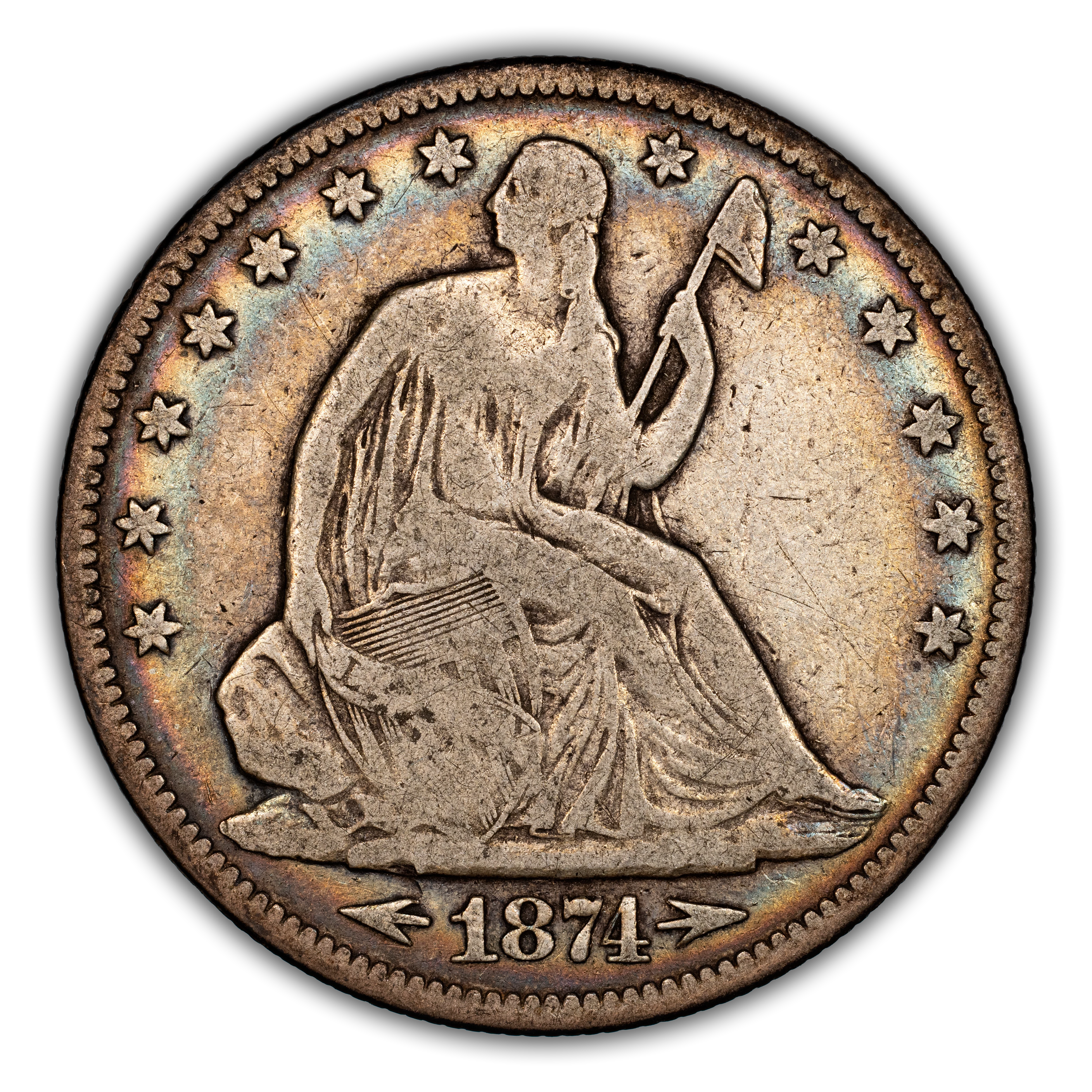 1874 Liberty Seated Half Dollar Values & Prices By Issue | Greysheet