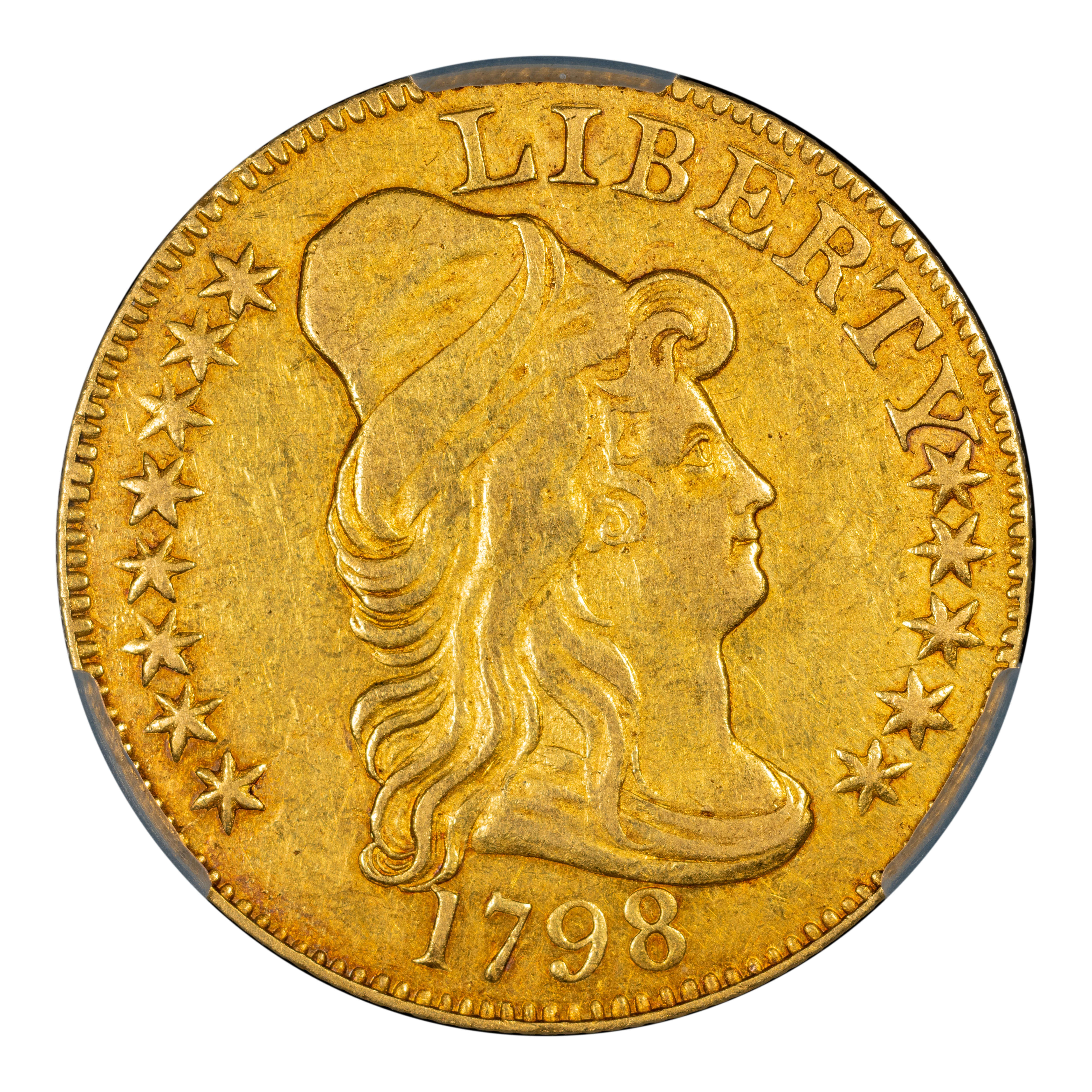 1798 $5 Large Eagle, Normal 8, BD-7 MS