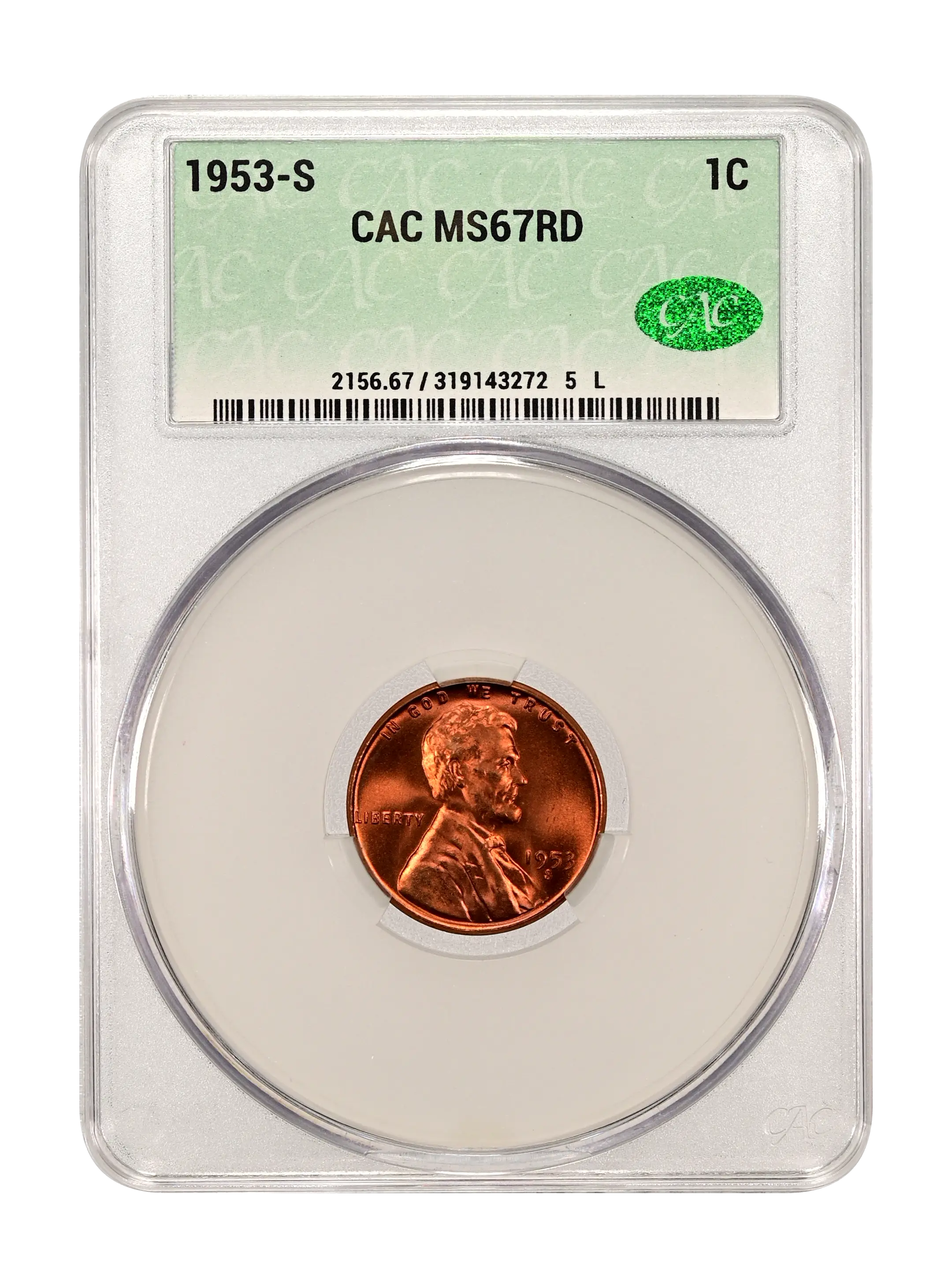 1953-S 1c MS RD