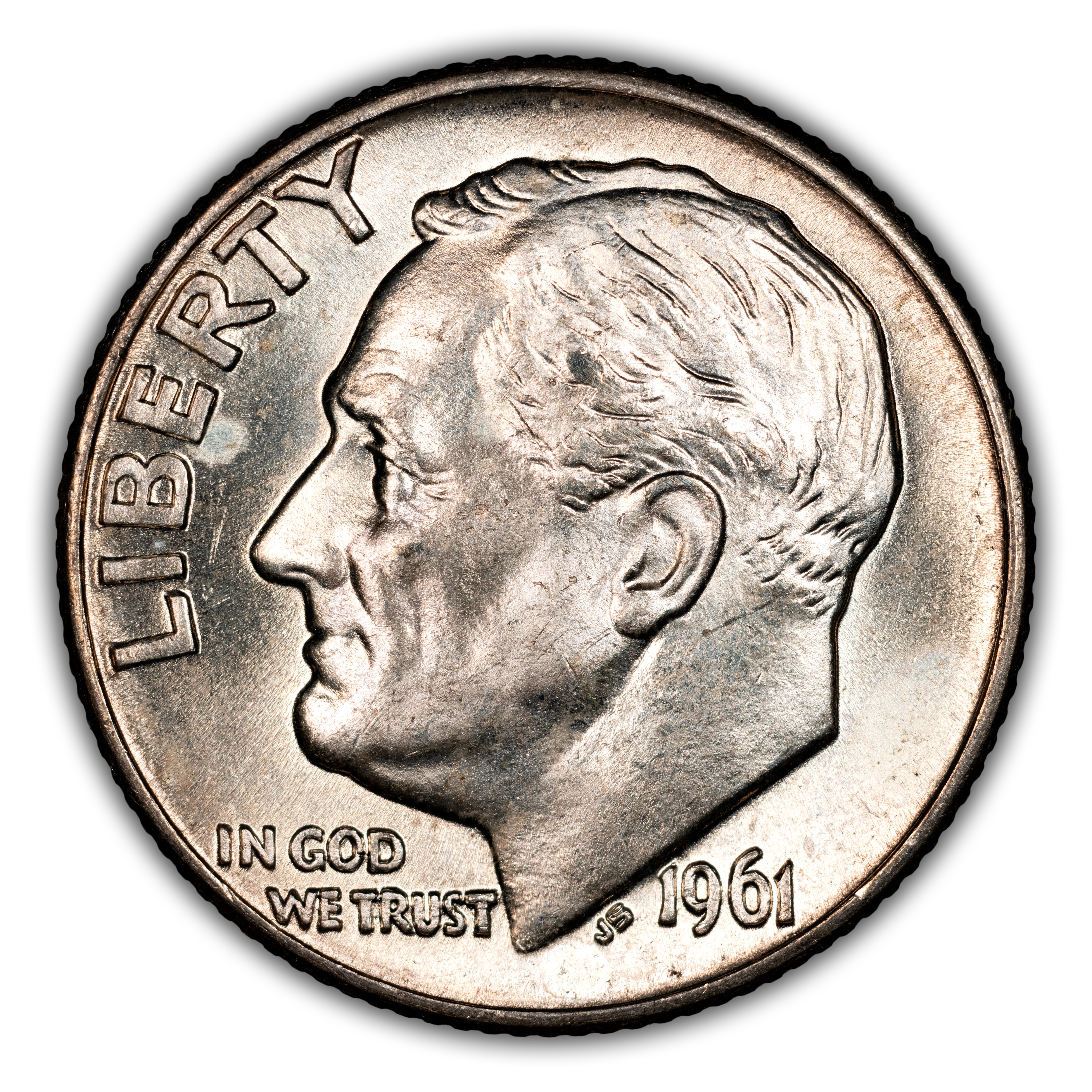 1961-D 10c Doubled Die Reverse, FS-801 MS