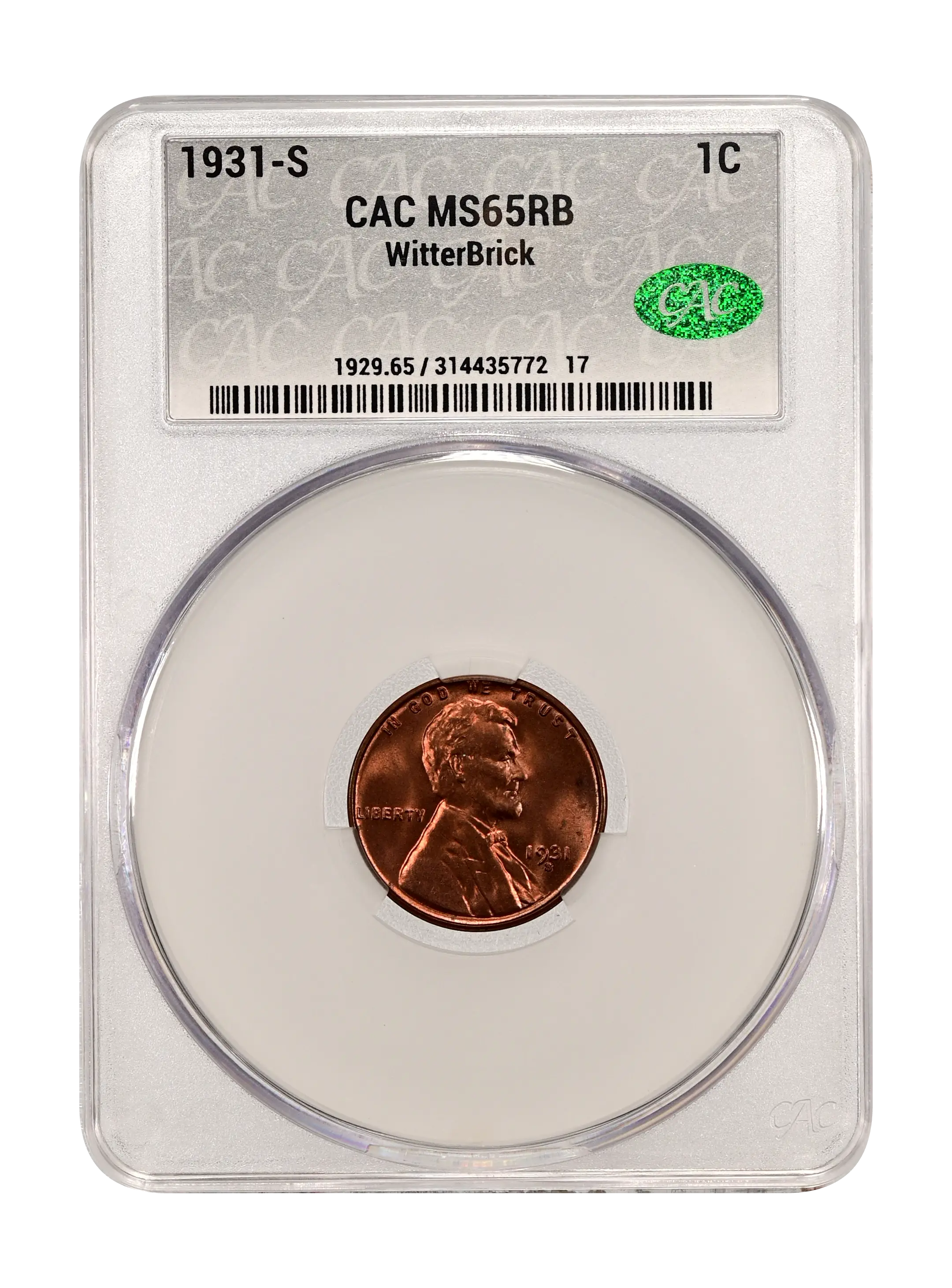 1931-S 1c MS RB