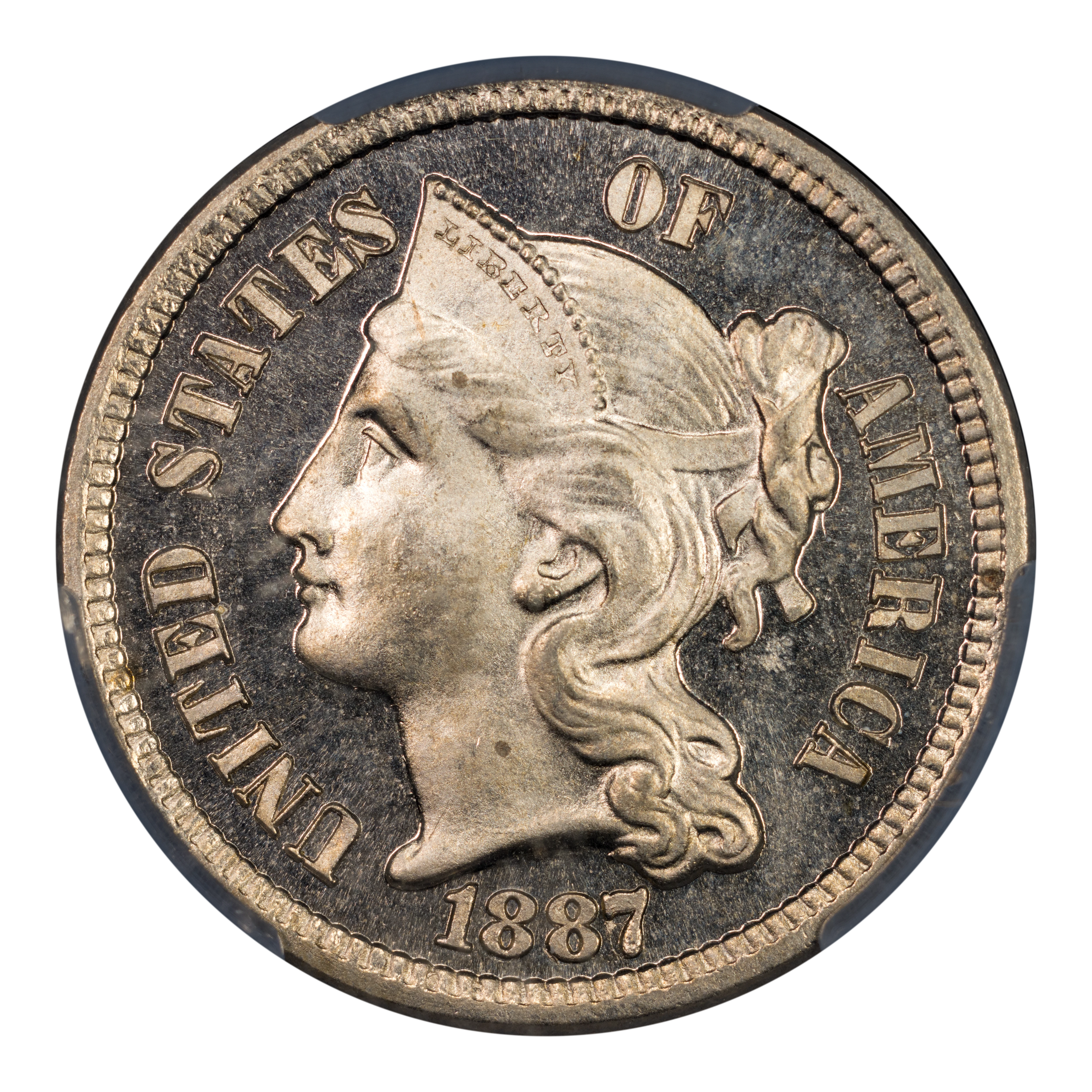 1887/6 3cN Strong Overdate PR CAM