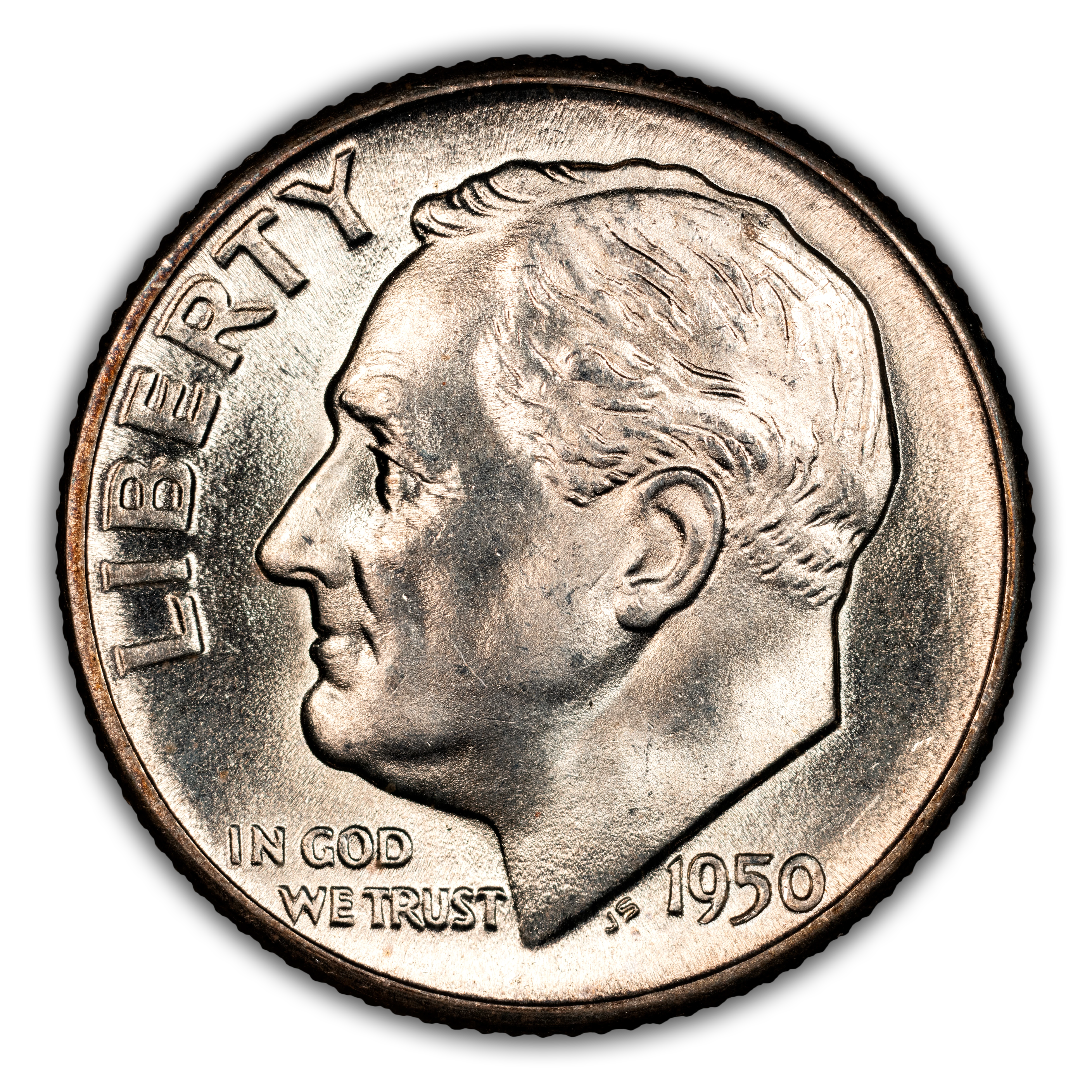 1950-D 10c Doubled Die Reverse, FS-801 MS