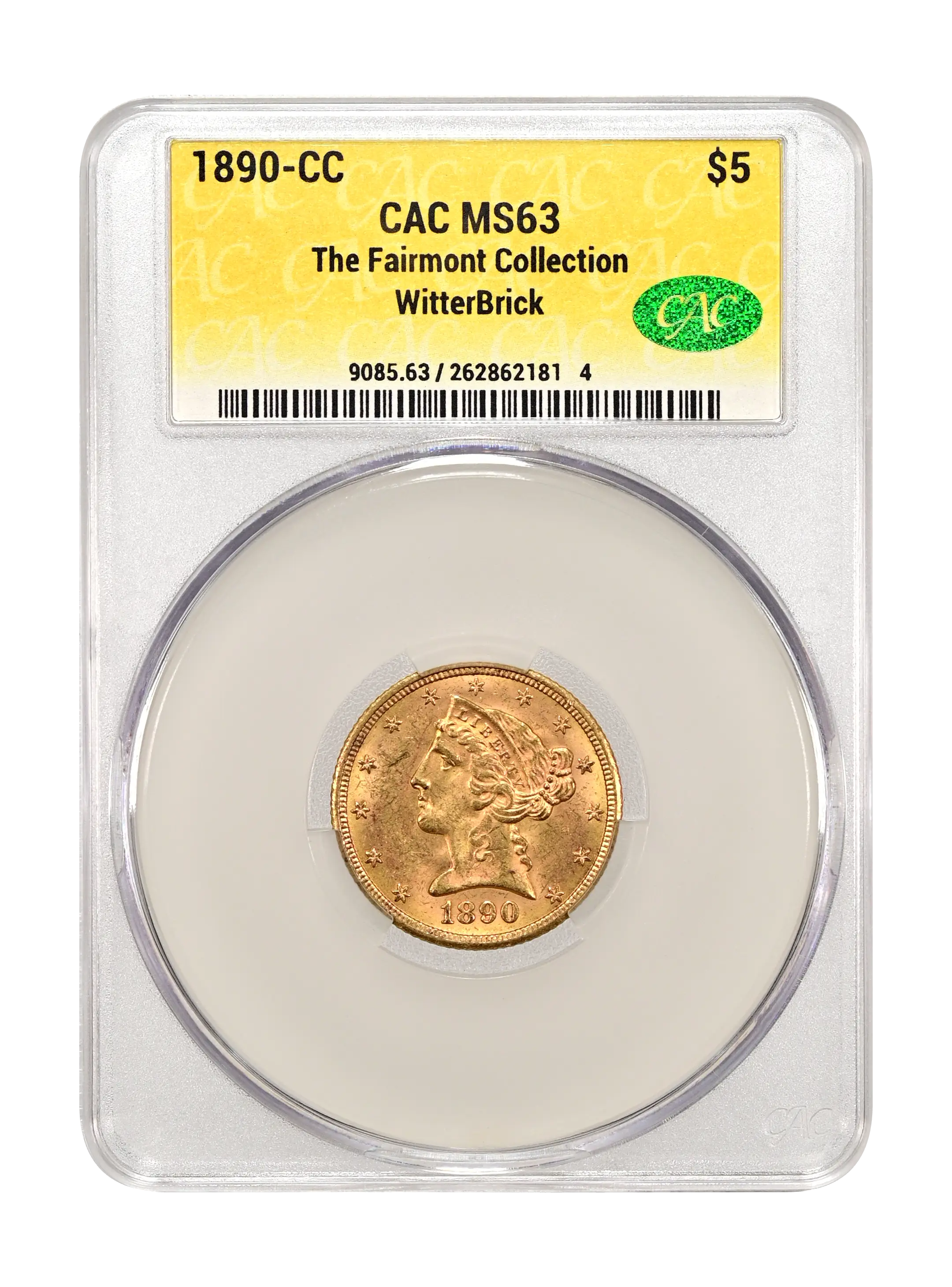 1890-CC $5 MS