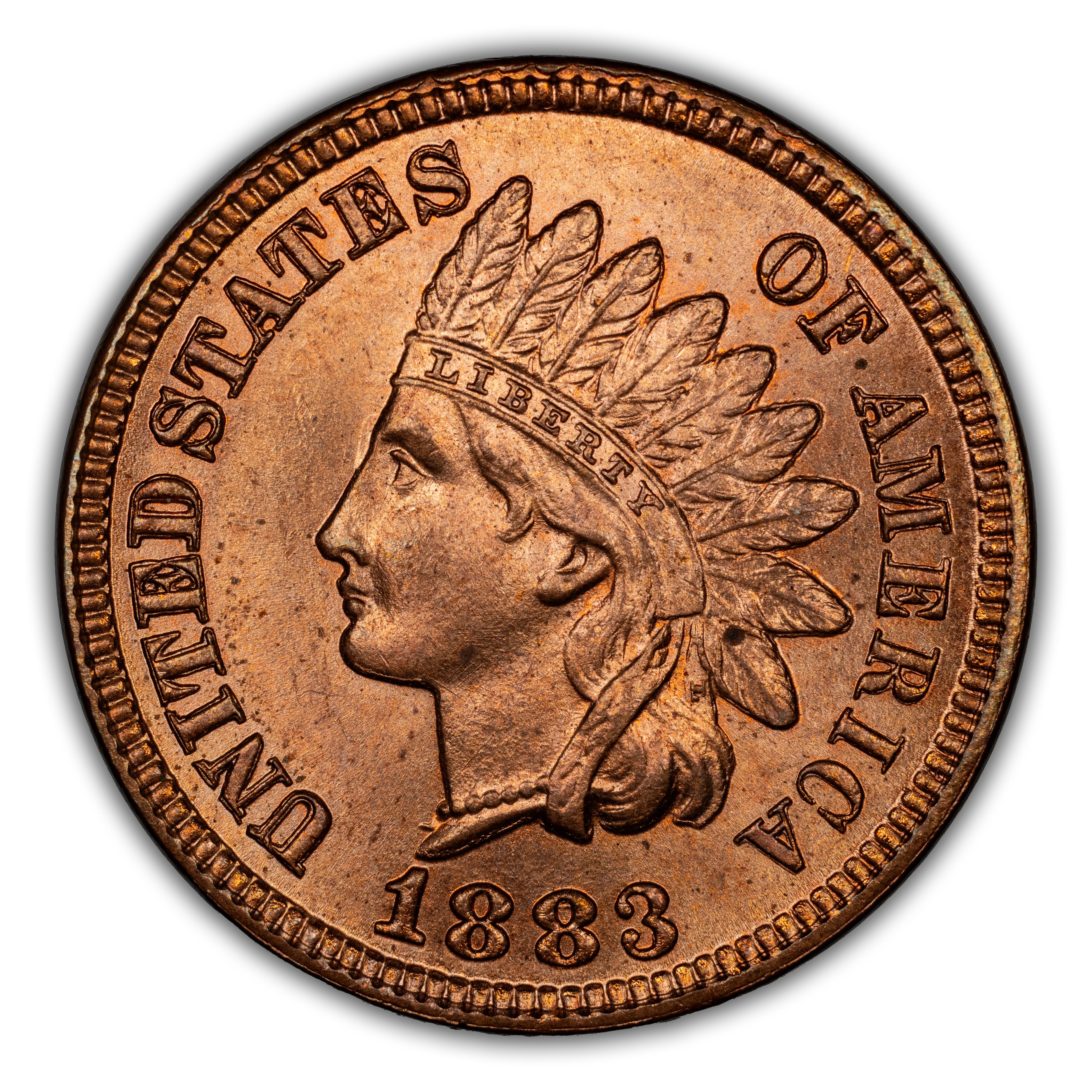 1883 1c Misplaced Date, FS-303, S-1 MS RD