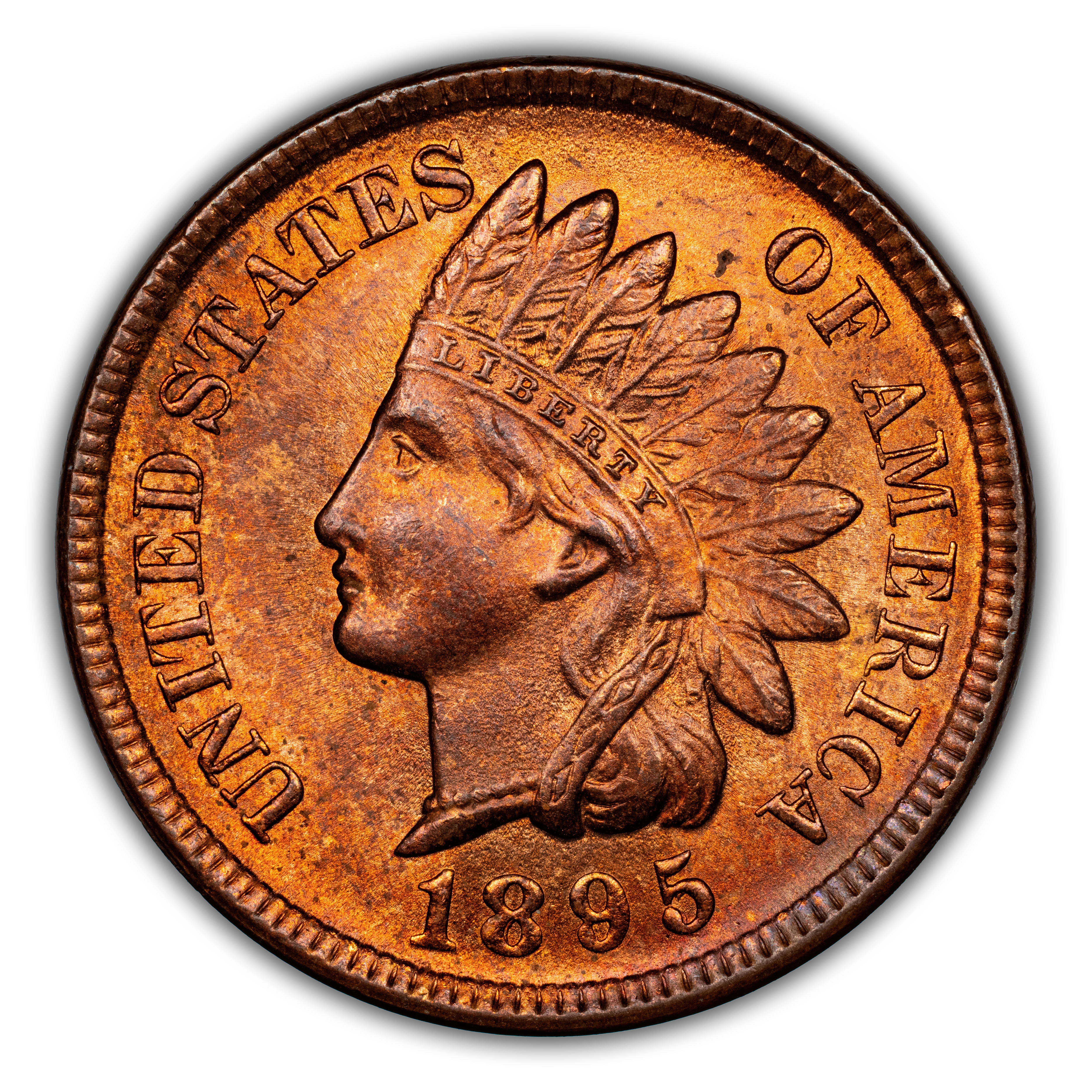 1895 1c Repunched Date, FS-303, S-20 MS RB