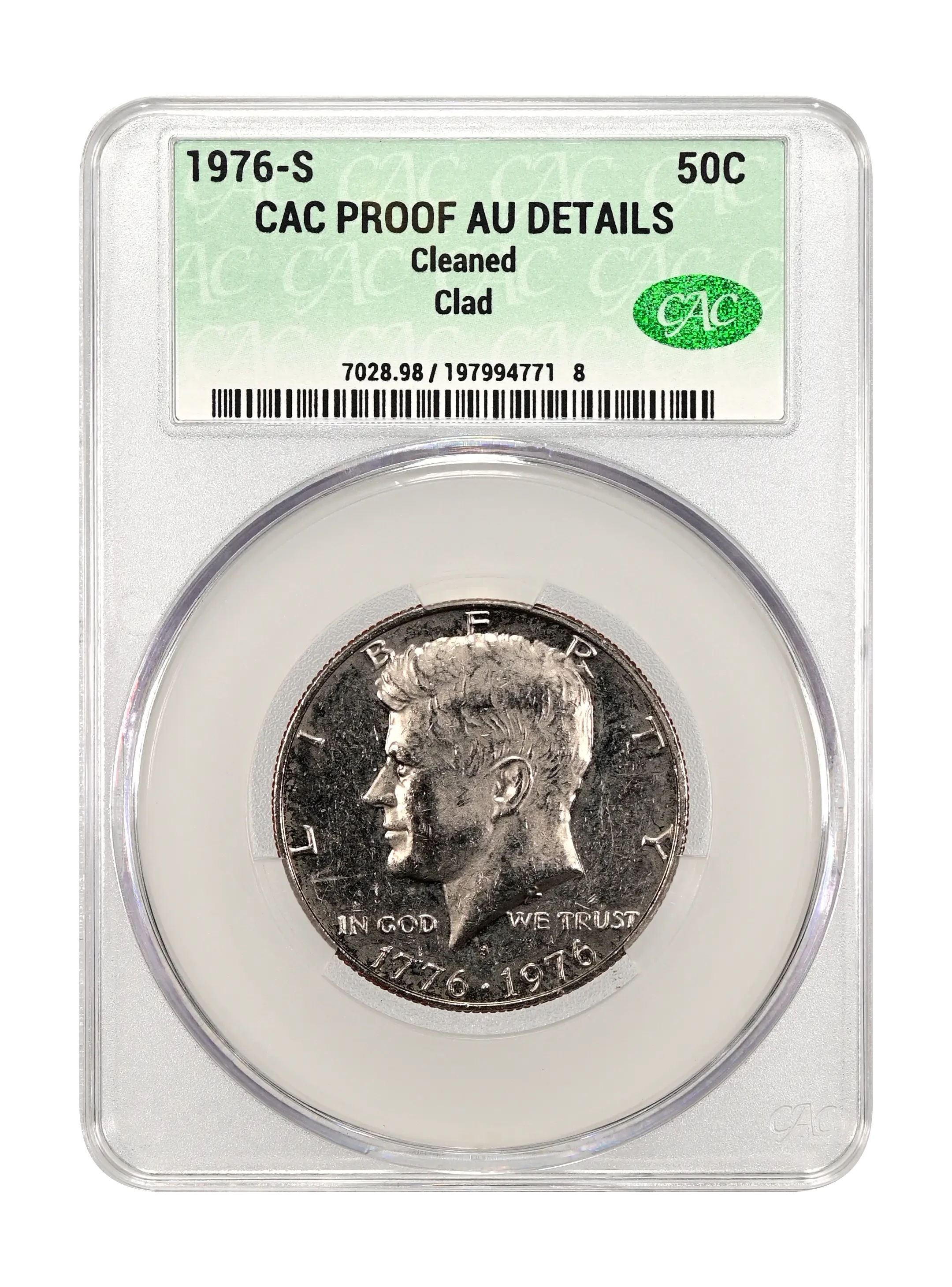 1776 1976 S Kennedy Bicentennial Half Dollar Mint Proof - Foto 8