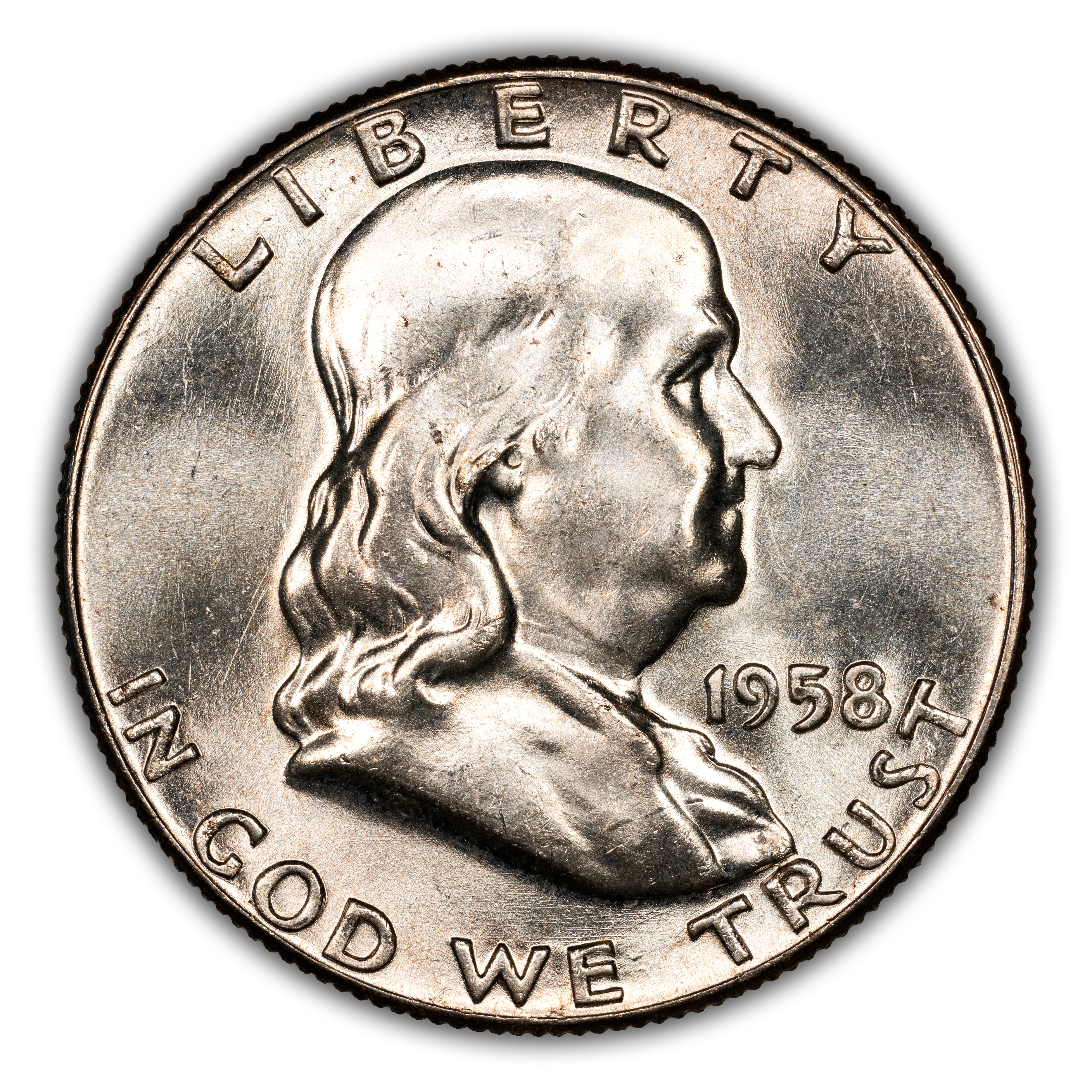 1958 50c Type 2 Reverse MS FBL