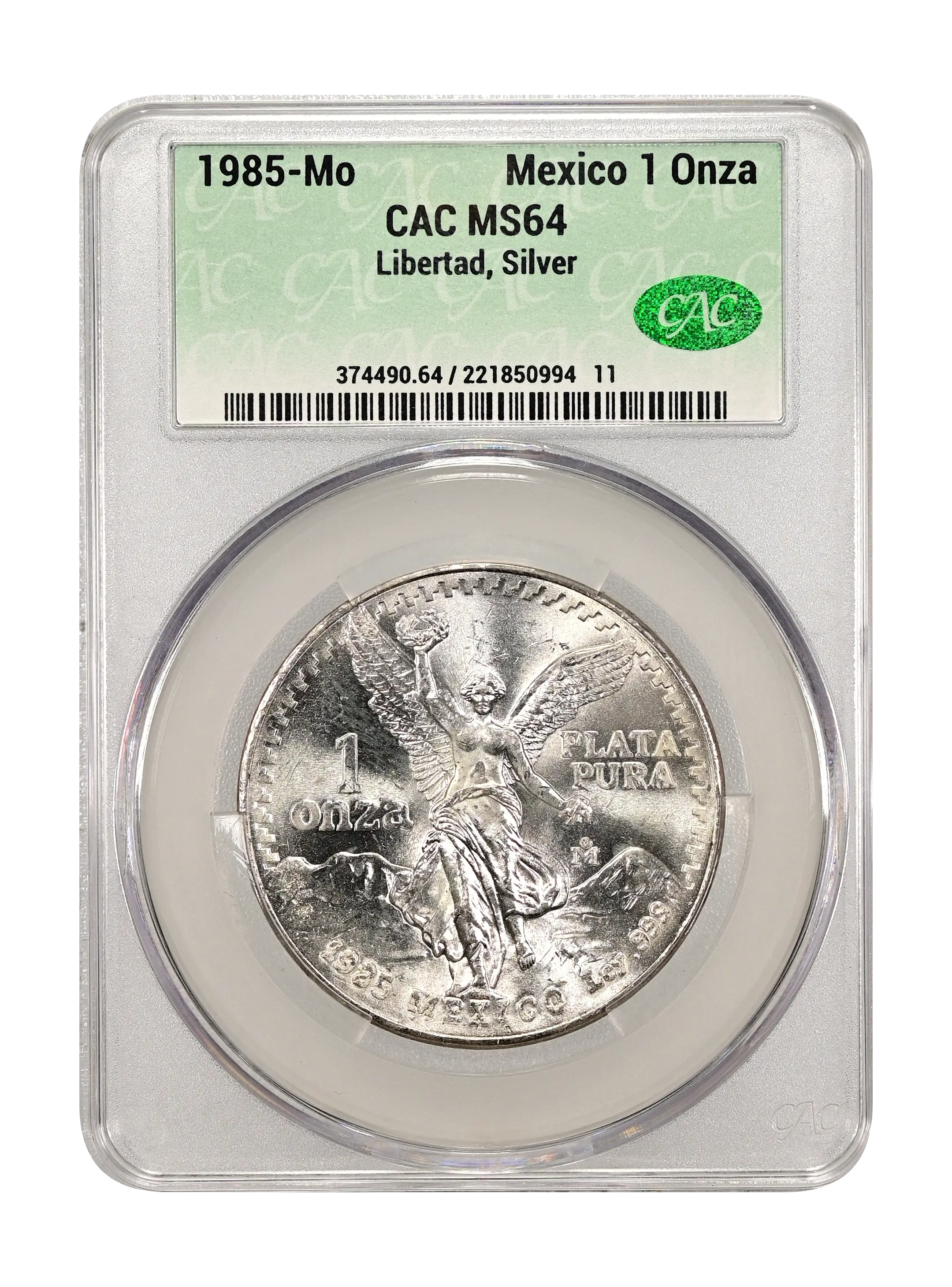 マルモページです☆①の1 1986 Mo Silver 1 Onza Libertad Mint State (MS) Pricing Guide