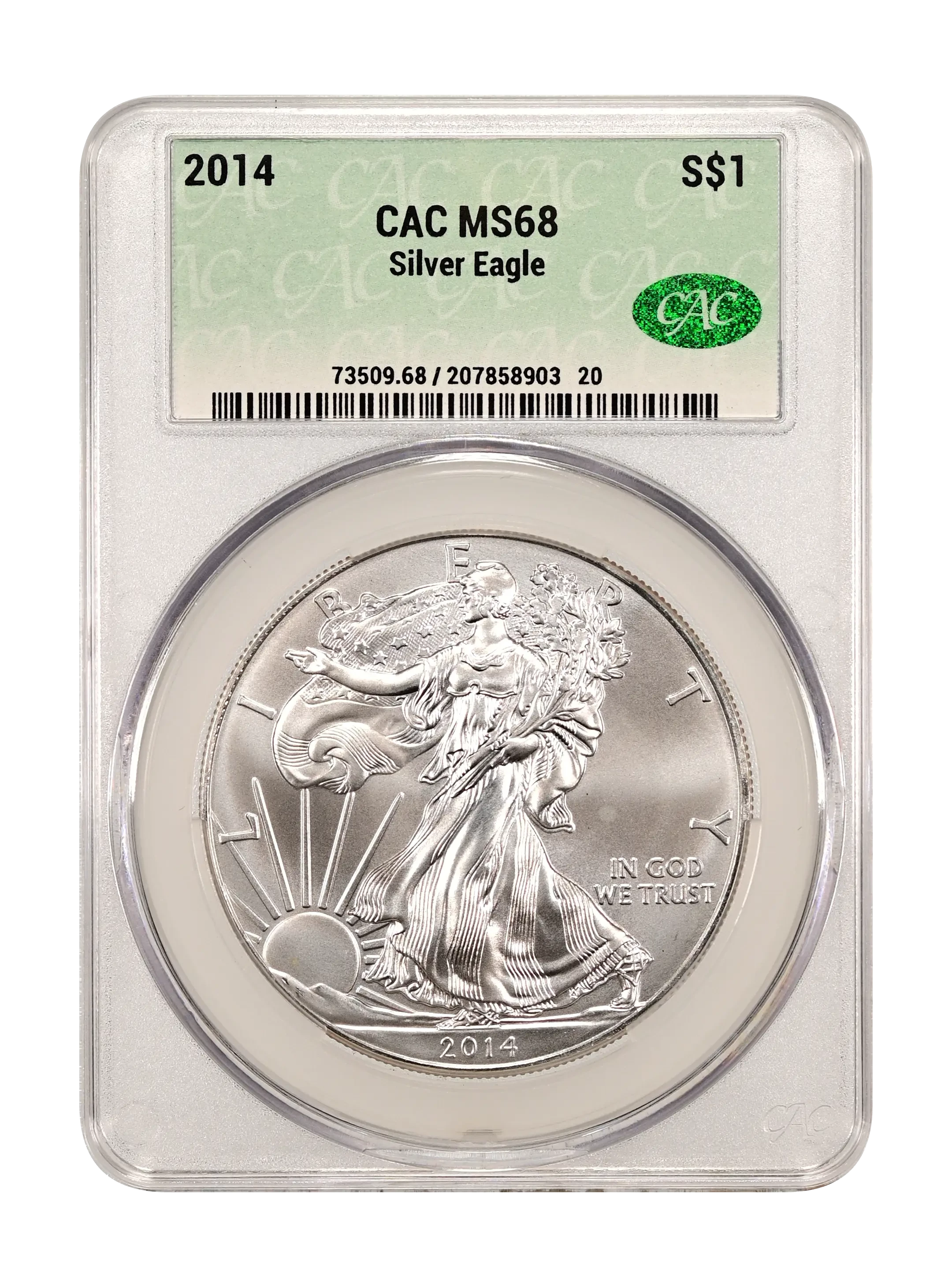 2014 $1 Silver Eagle Values & Prices By Issue | Greysheet