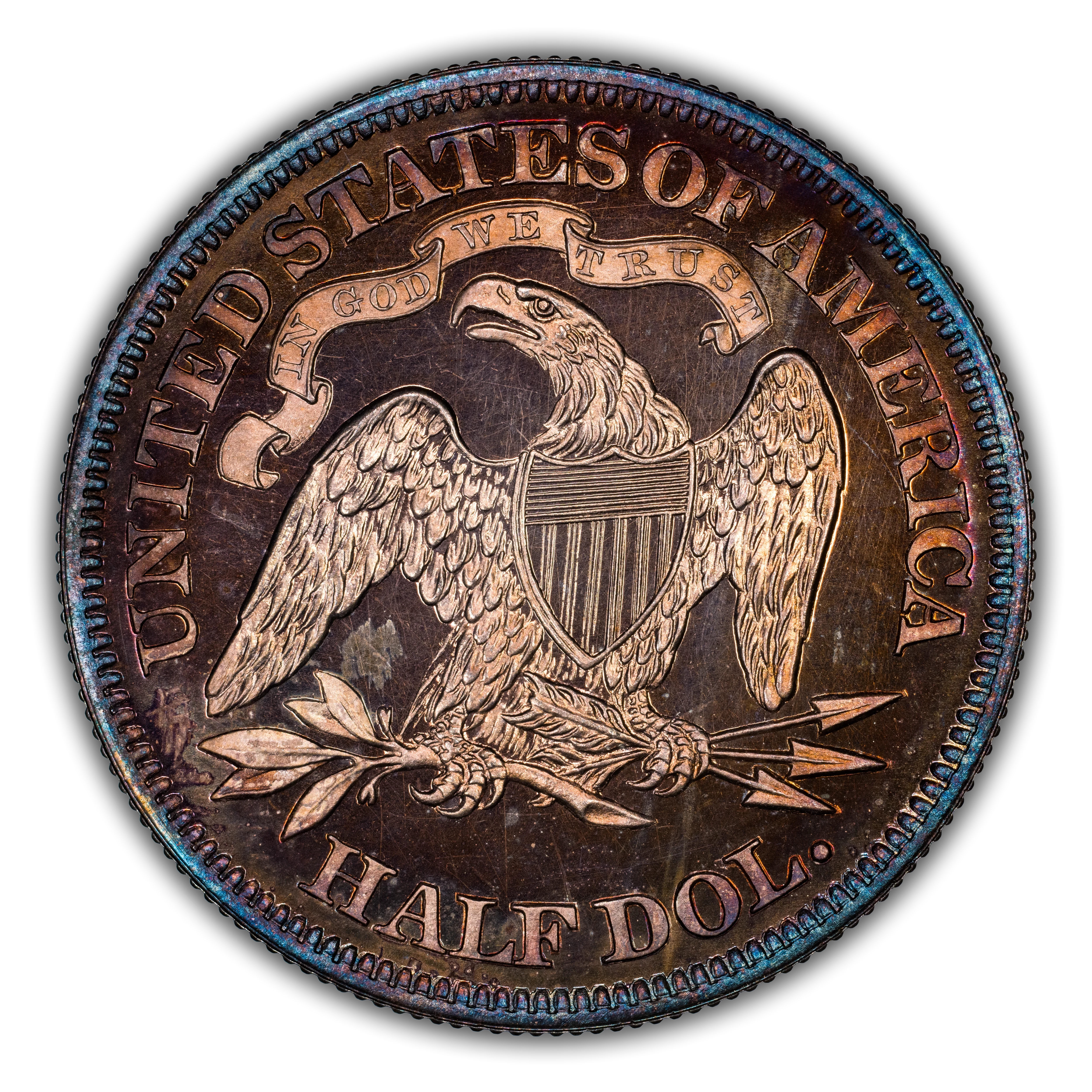 1868 Liberty Seated Half Dollar, Proof Values & Prices | Greysheet