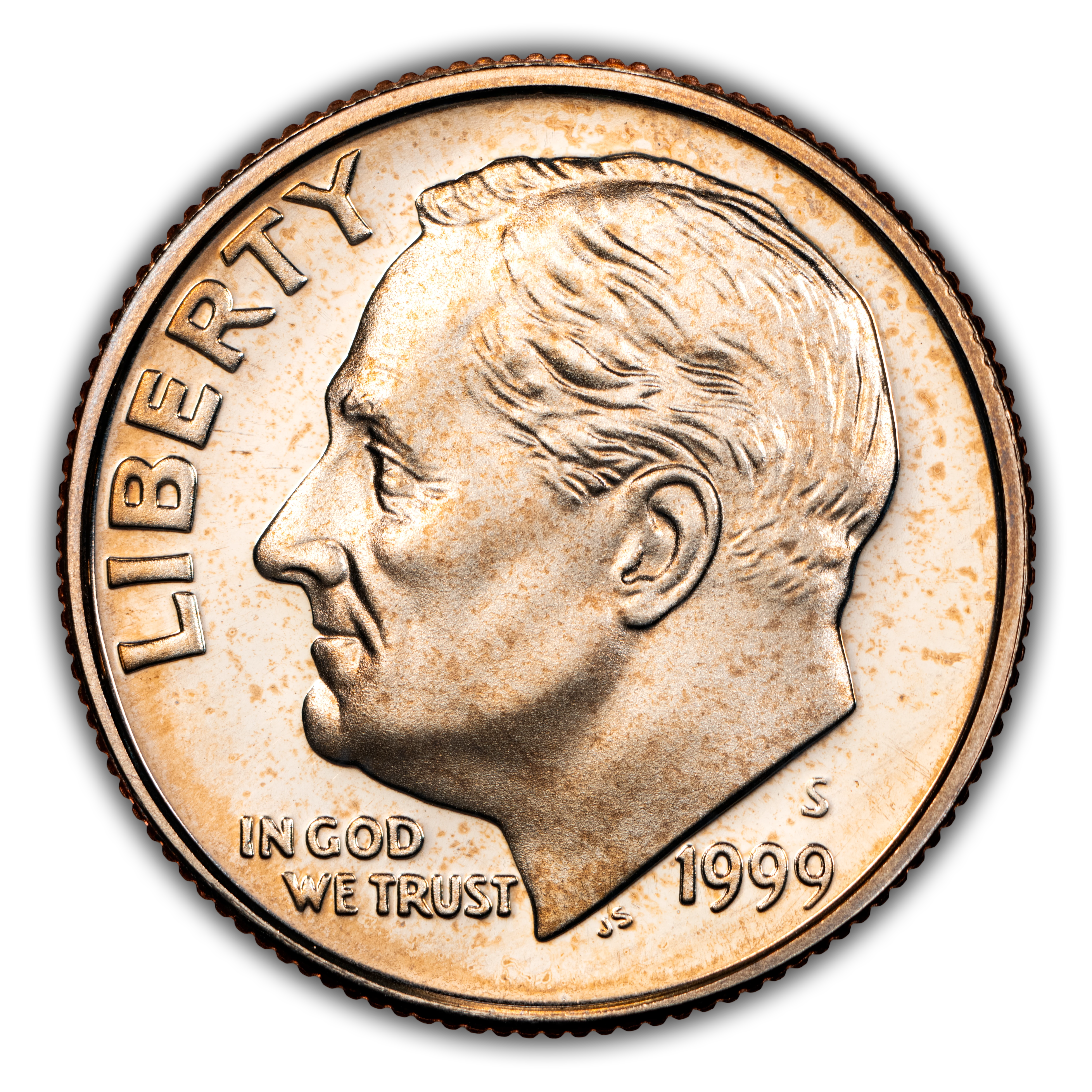 1999-S 10c Clad PR DCAM