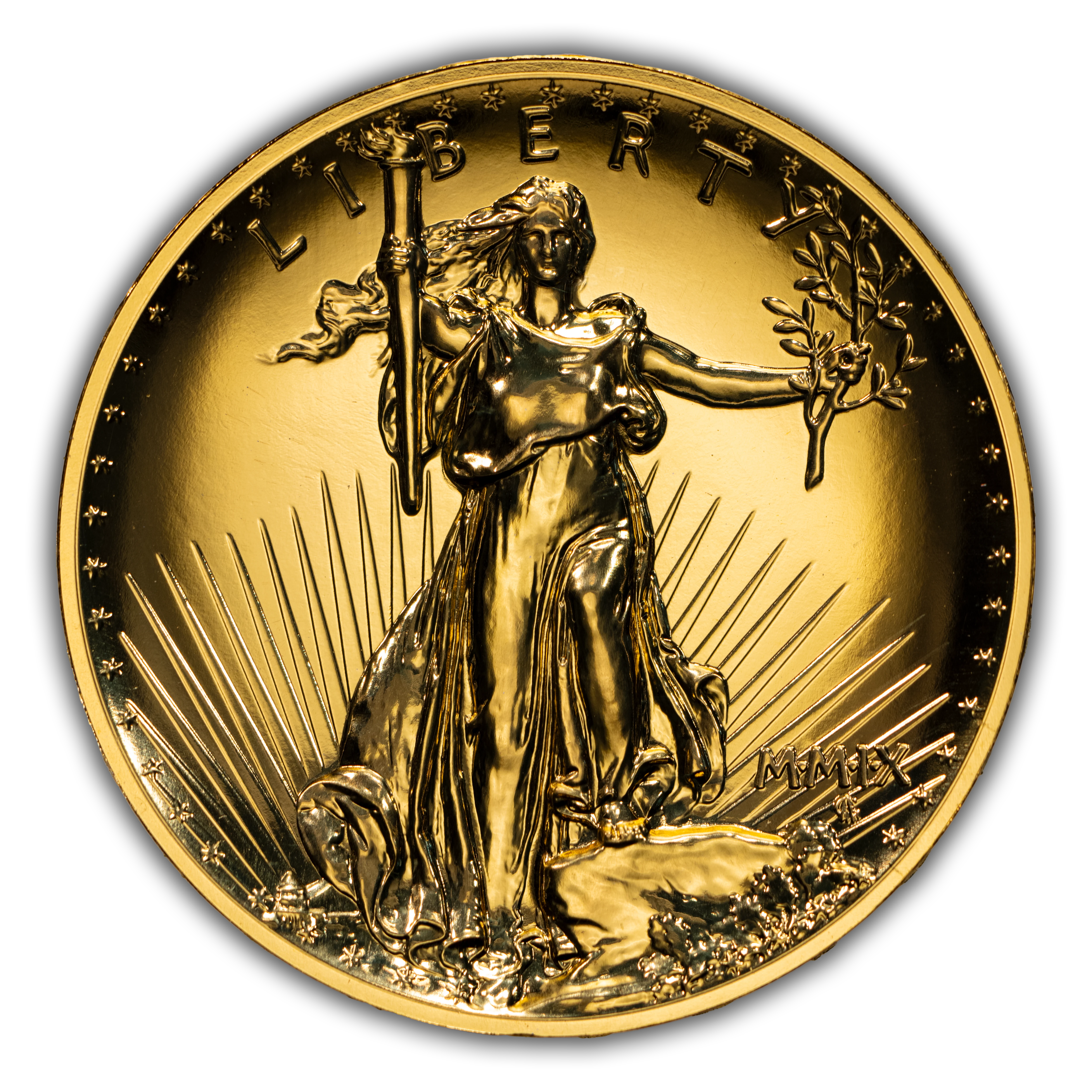 2009-P G$20 Ultra High Relief MS PL