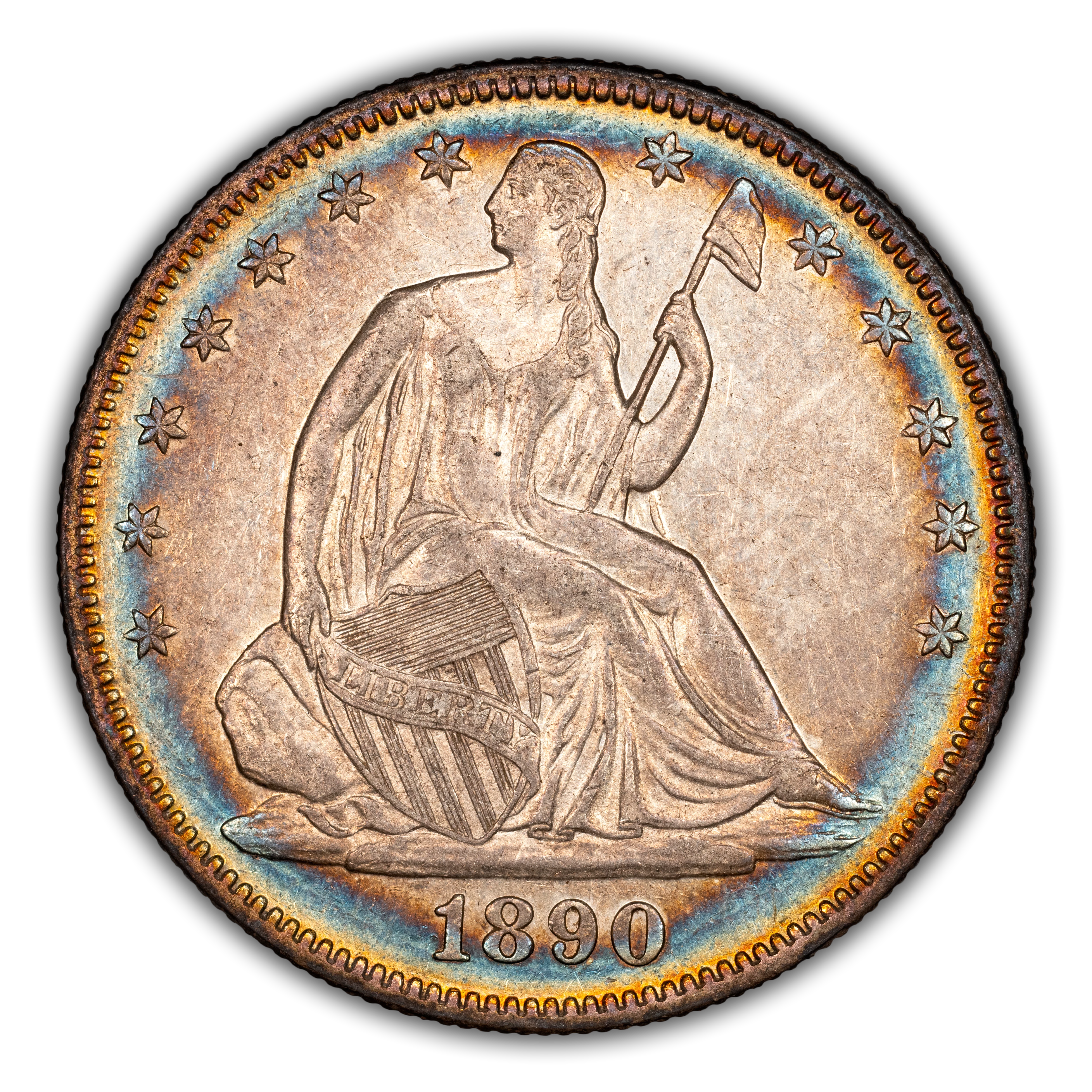 1890 Liberty Seated Half Dollar Values & Prices | Greysheet