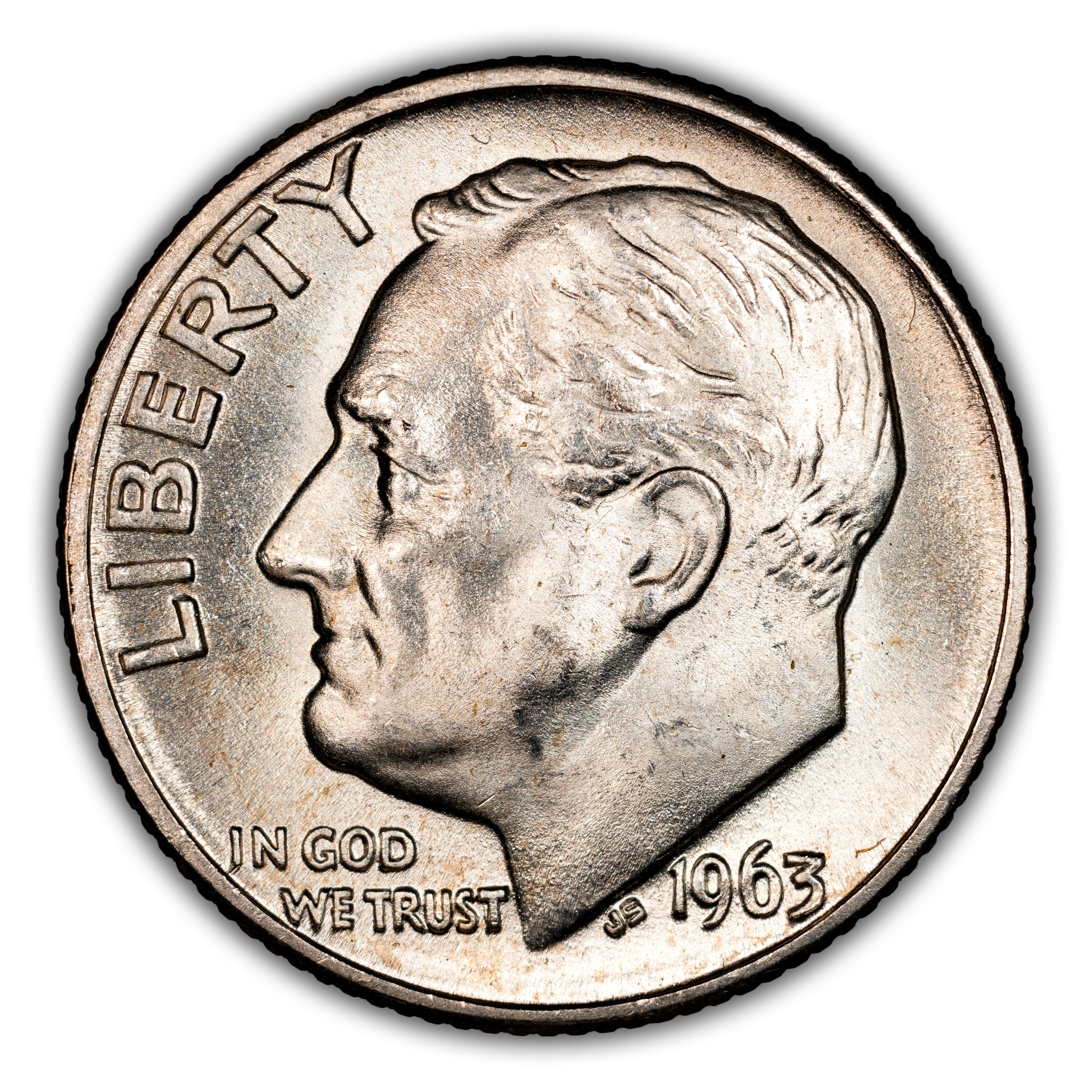 1963-D 10c Doubled Die Reverse, FS-801 MS