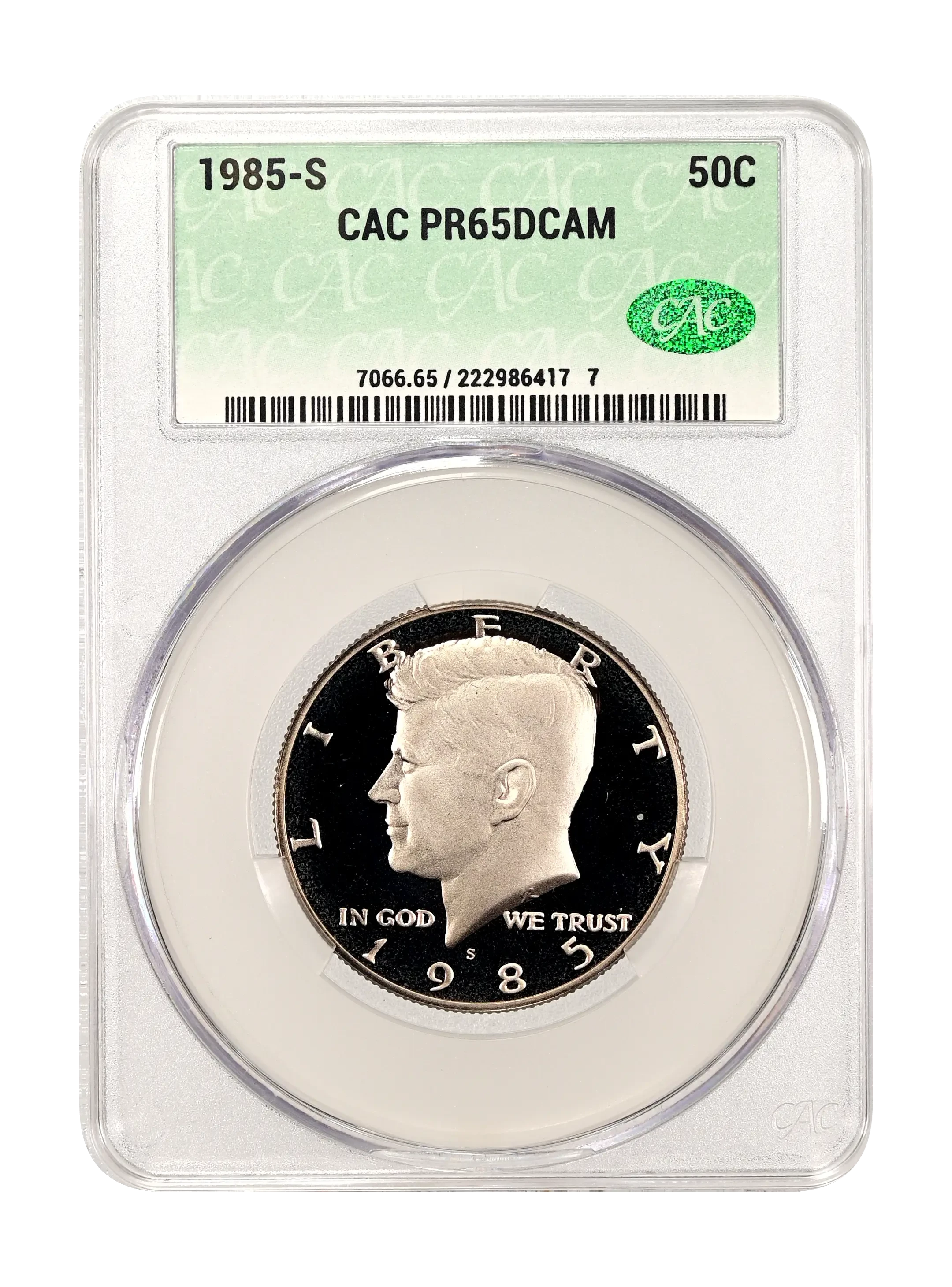 1985 Kennedy Half Dollar, Proof Values & Prices | Greysheet