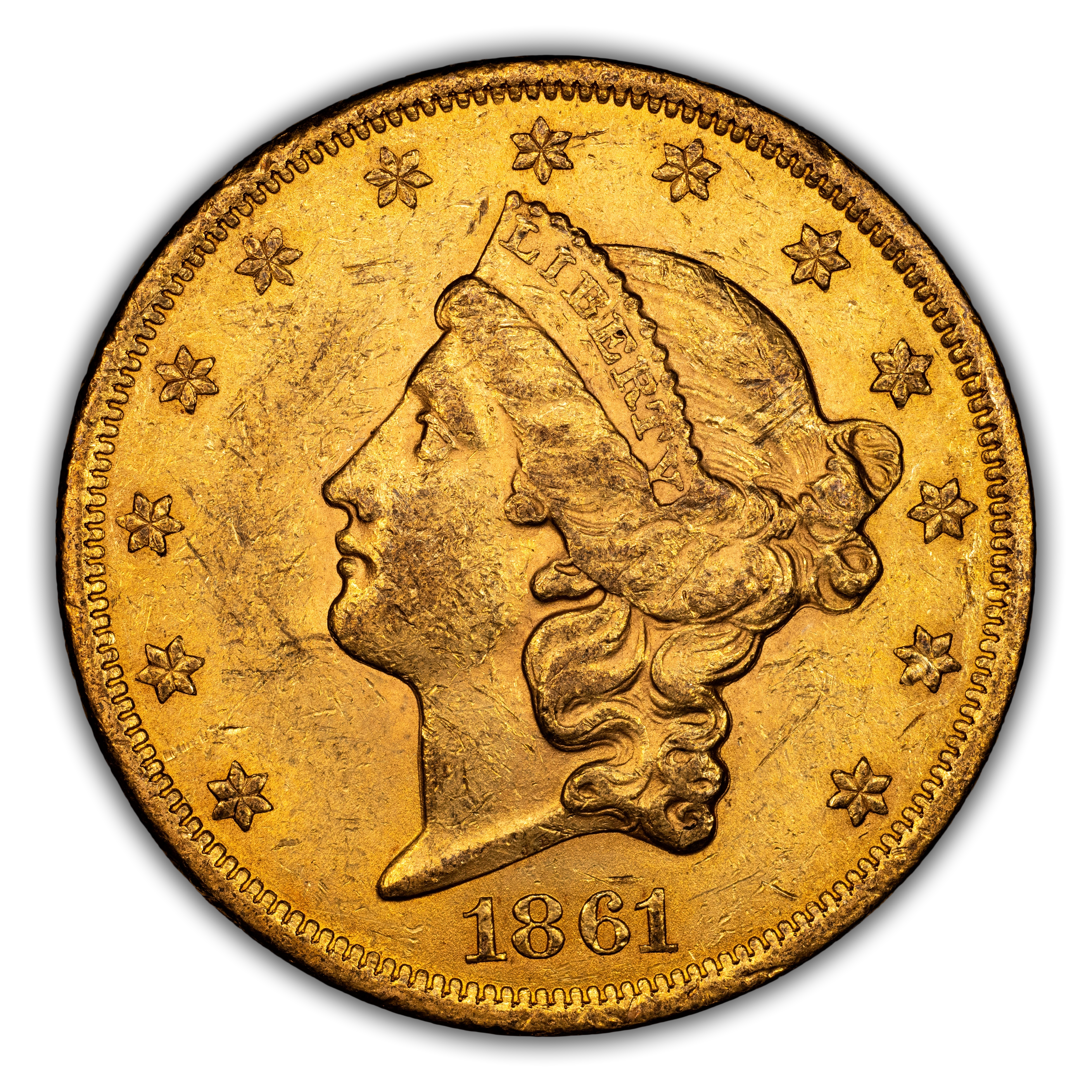 1861 $20 Liberty Gold – Type 1 Values & Prices By Issue | Greysheet