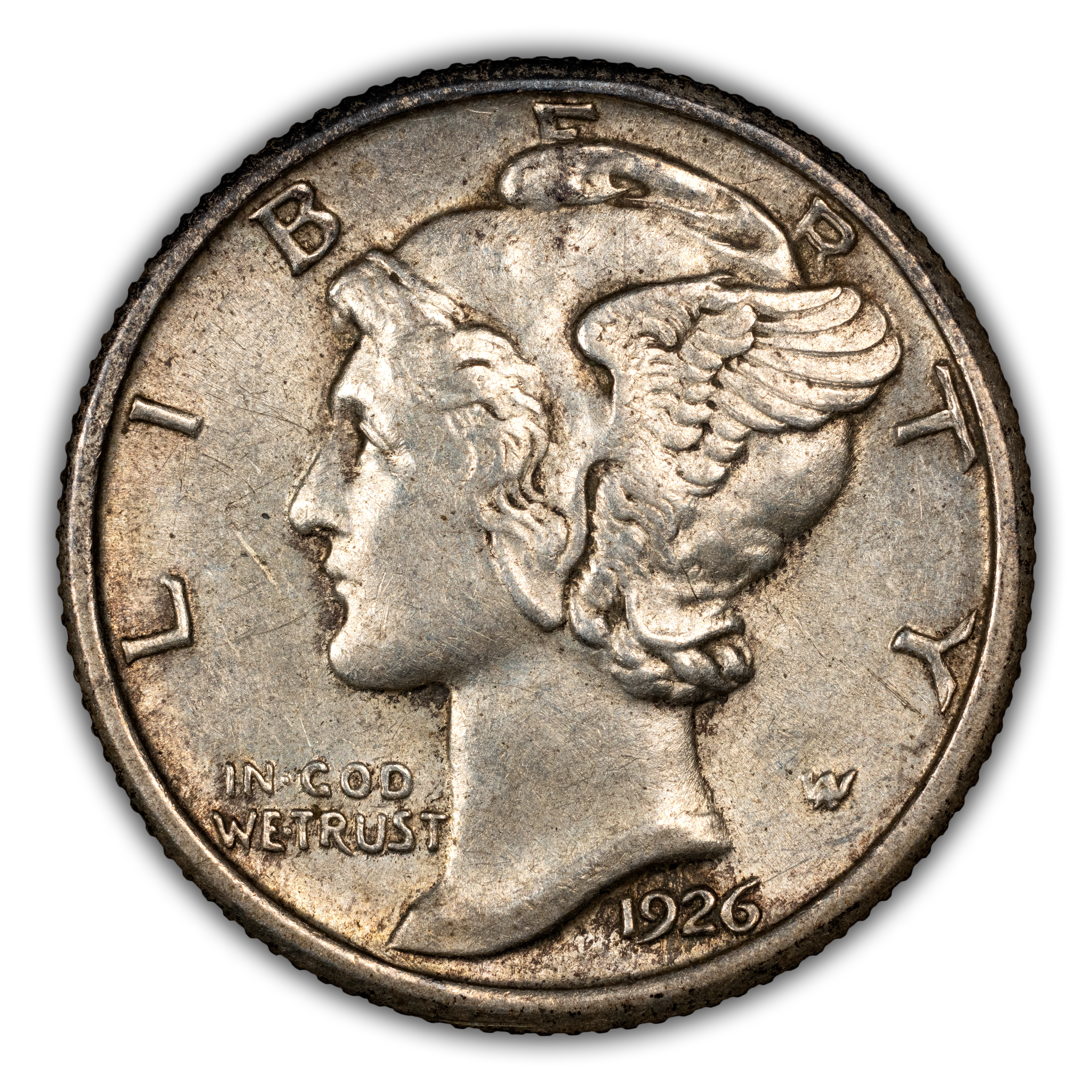 1926 10c Doubled Die Obverse, FS-101 MS