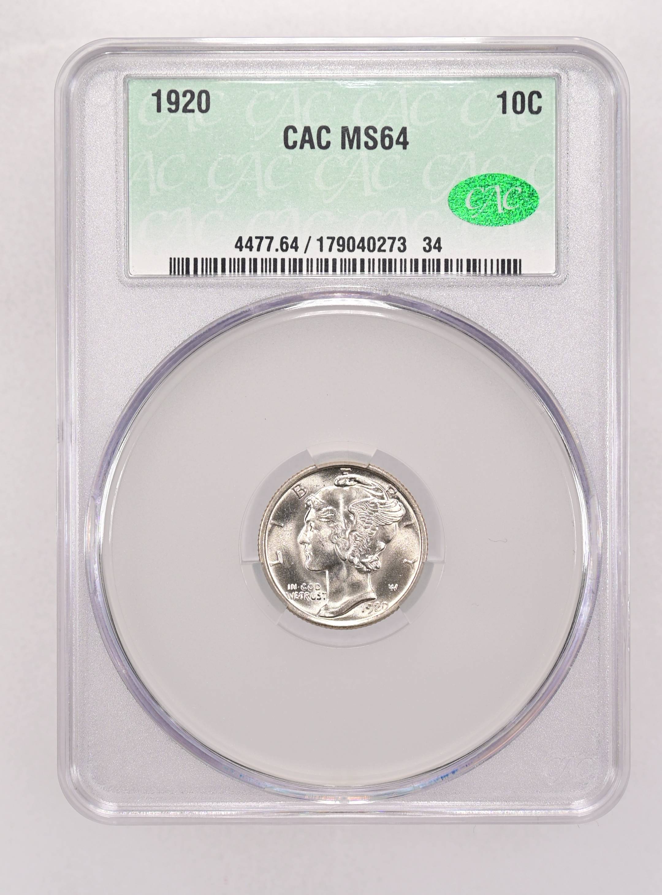 1920 10c MS