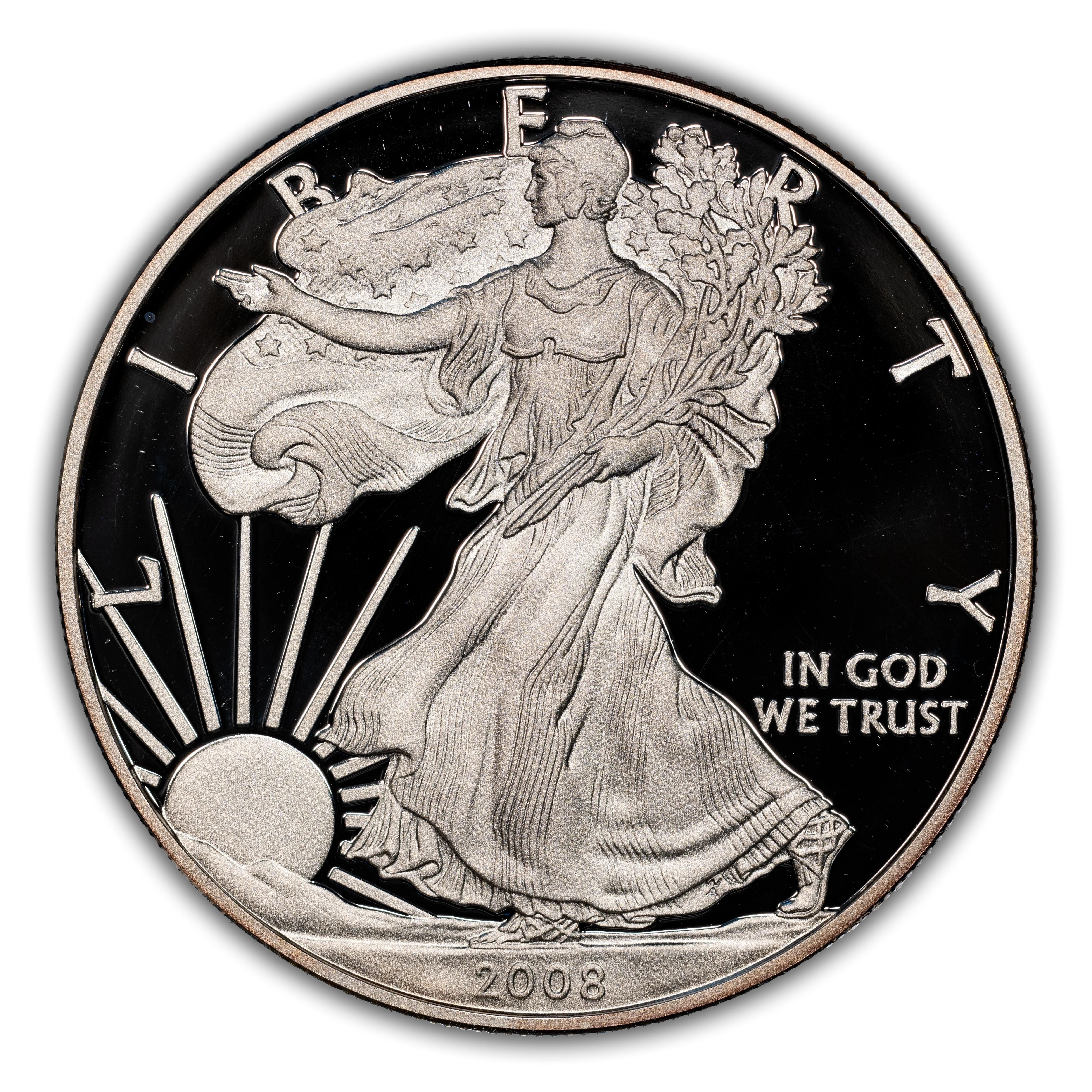 2008 $1 Silver Eagles, Proof Values & Prices | Greysheet