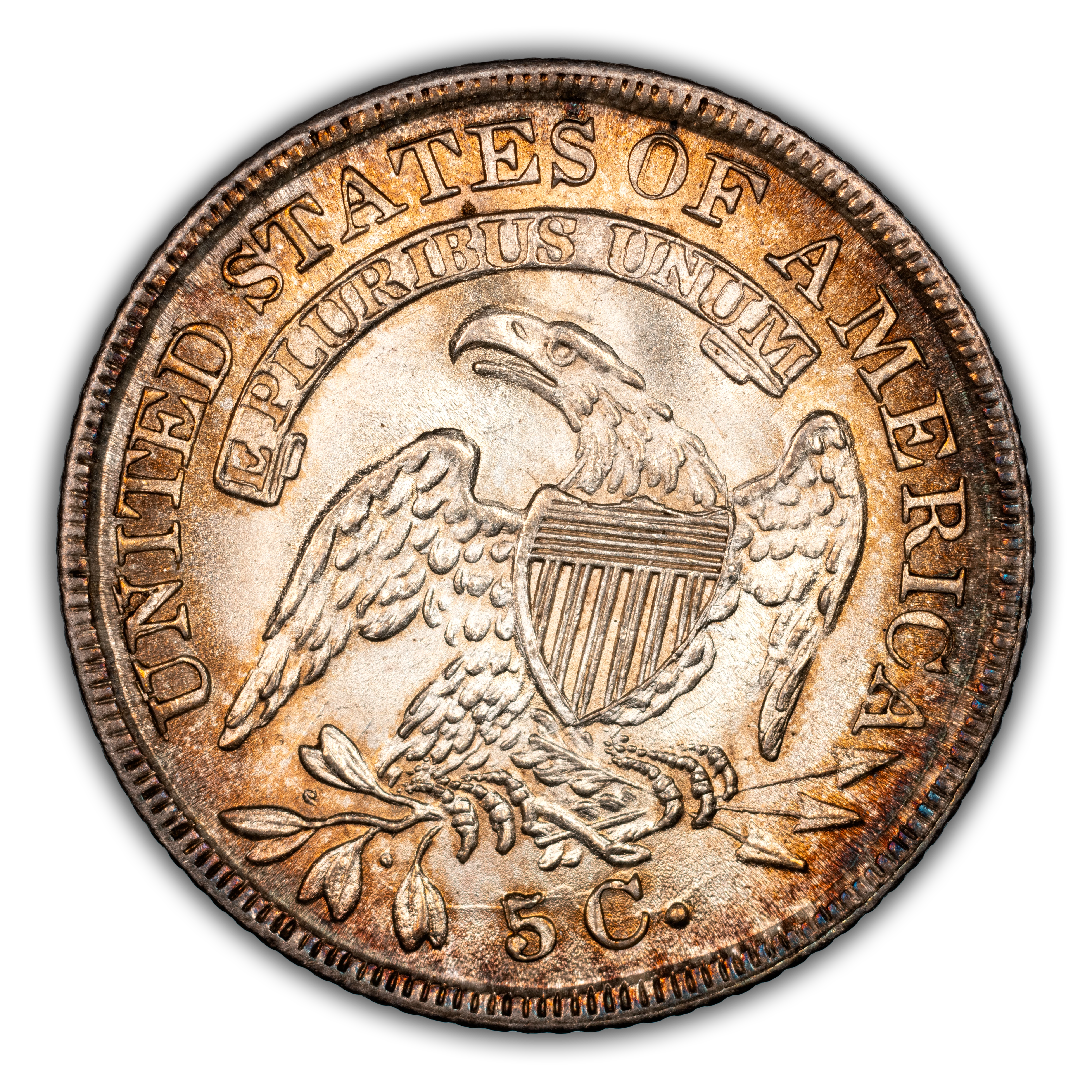 1836 H10c Small 5c MS