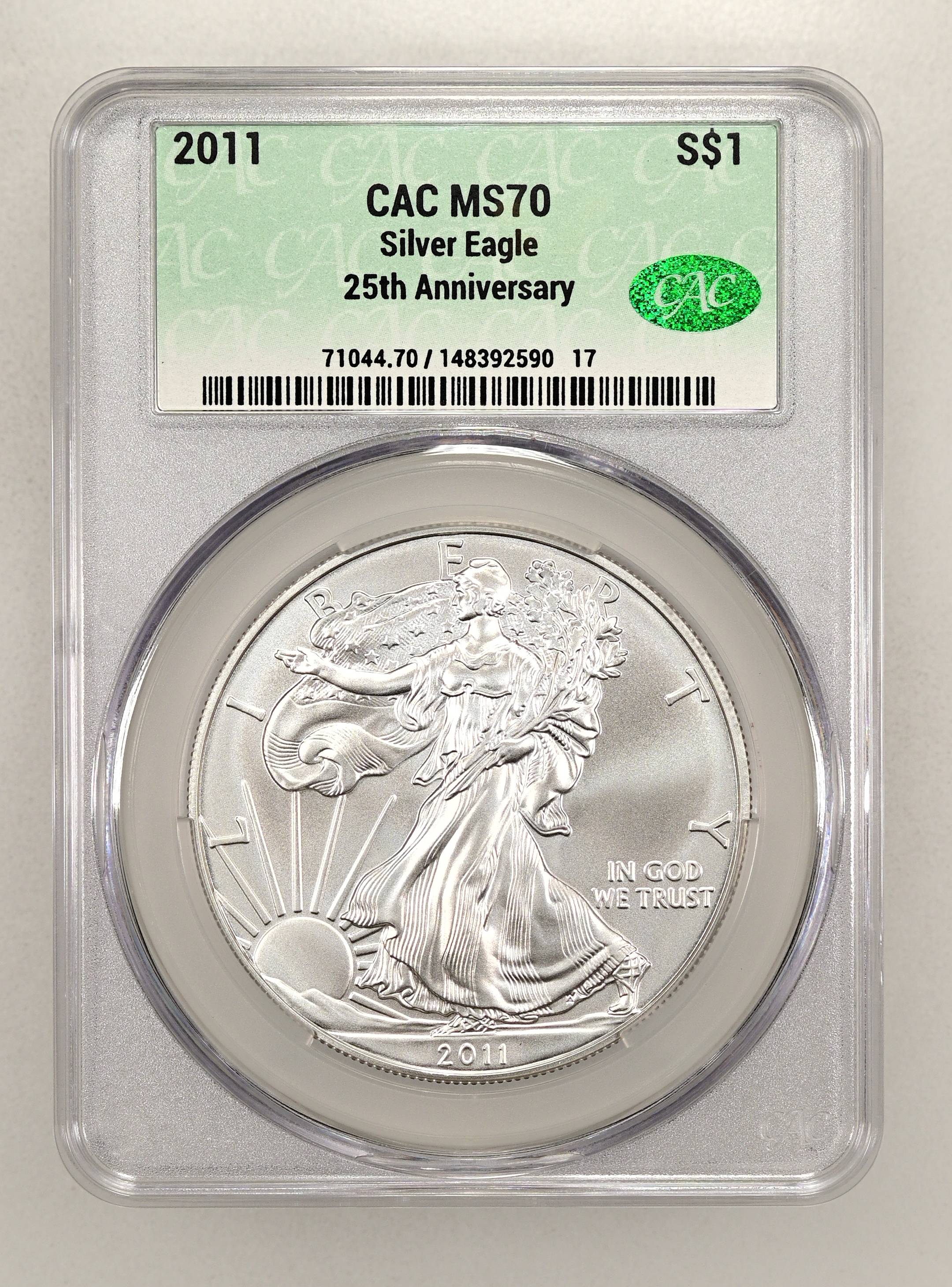 2011 $1 Silver Eagle Values & Prices By Issue | Greysheet